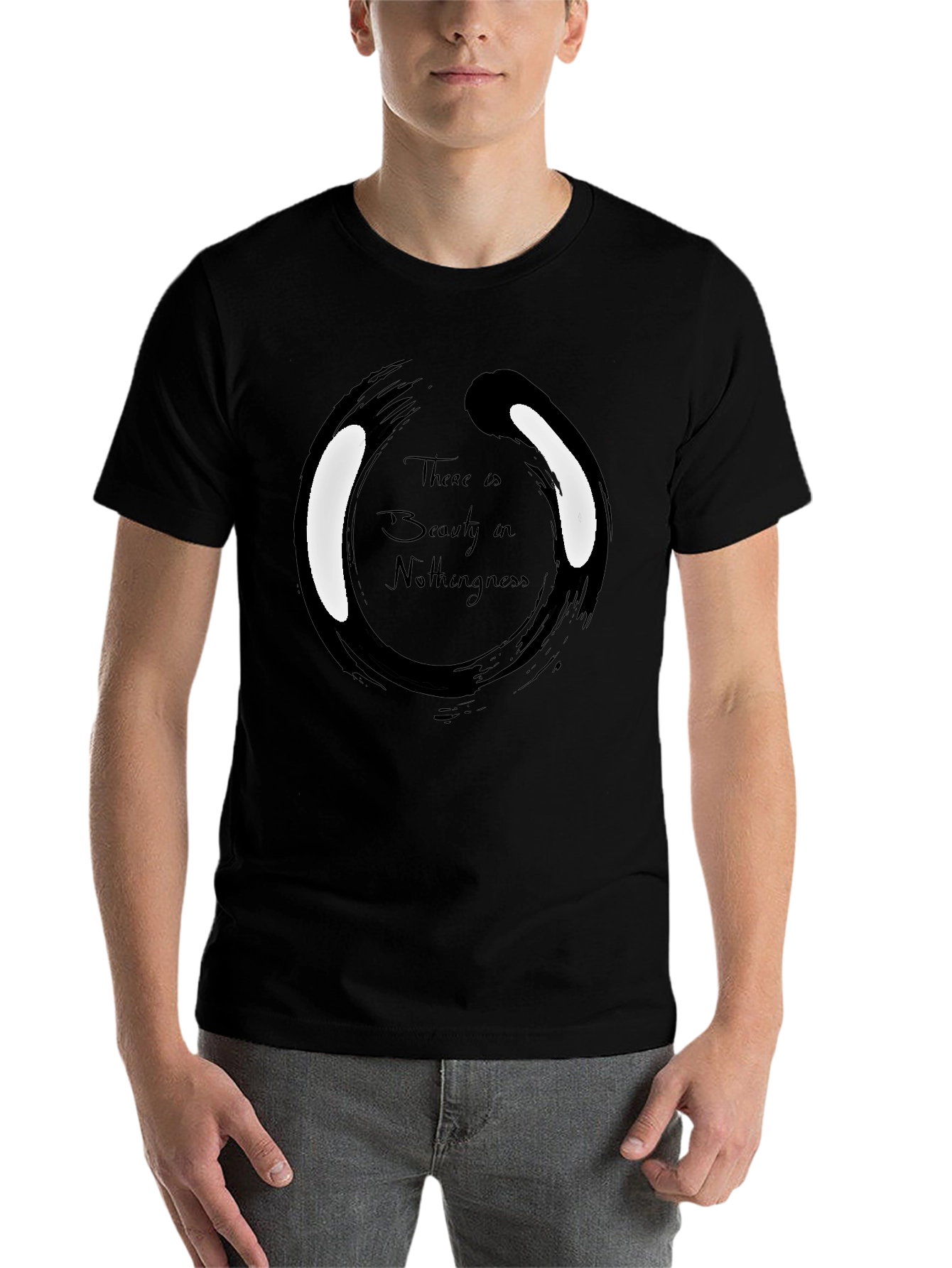 Black Beauty in Nothingness Black T-Shirt view 7