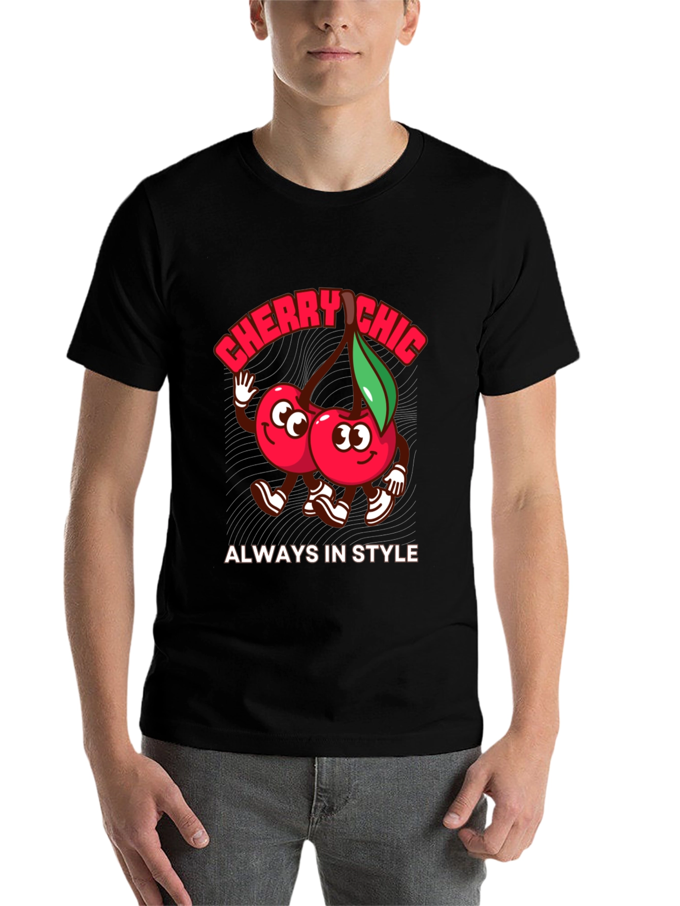 Black Cherry Chic Graphic Tee view 7