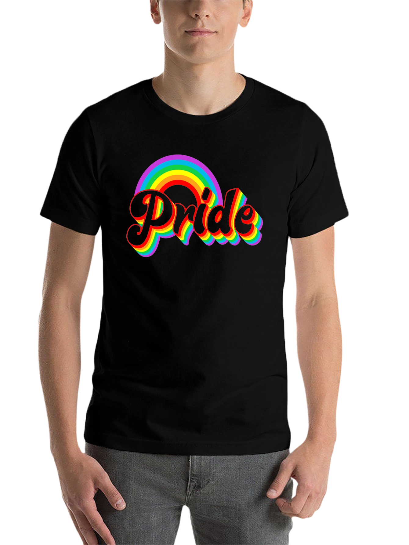 Pride Rainbow Graphic T-Shirt - 7