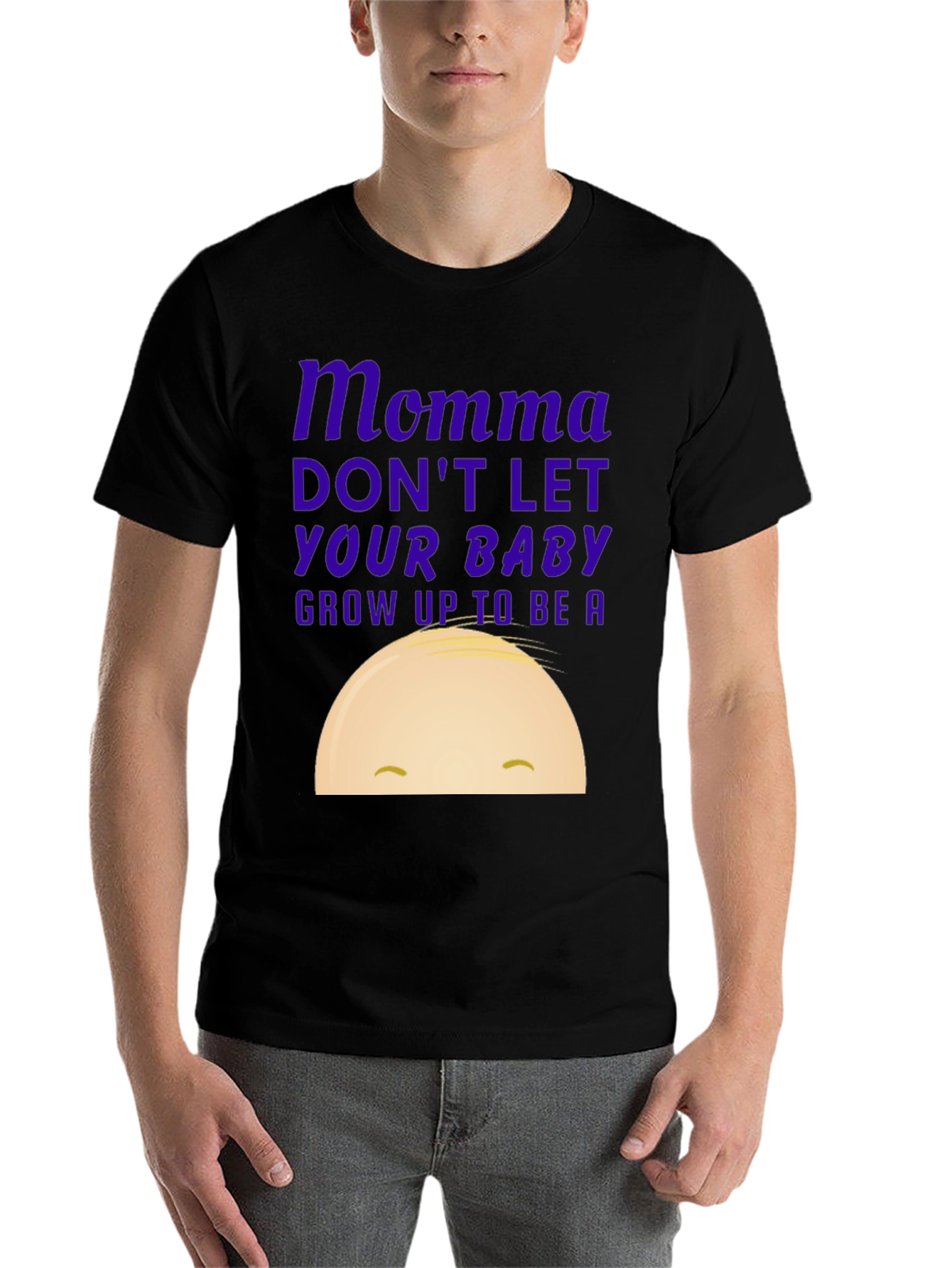 Black Momma Don't Let Your Baby T-Shirt view 7