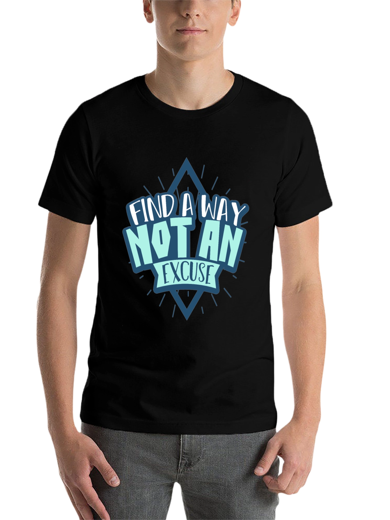 Black Find a Way Graphic T-Shirt - Black view 7