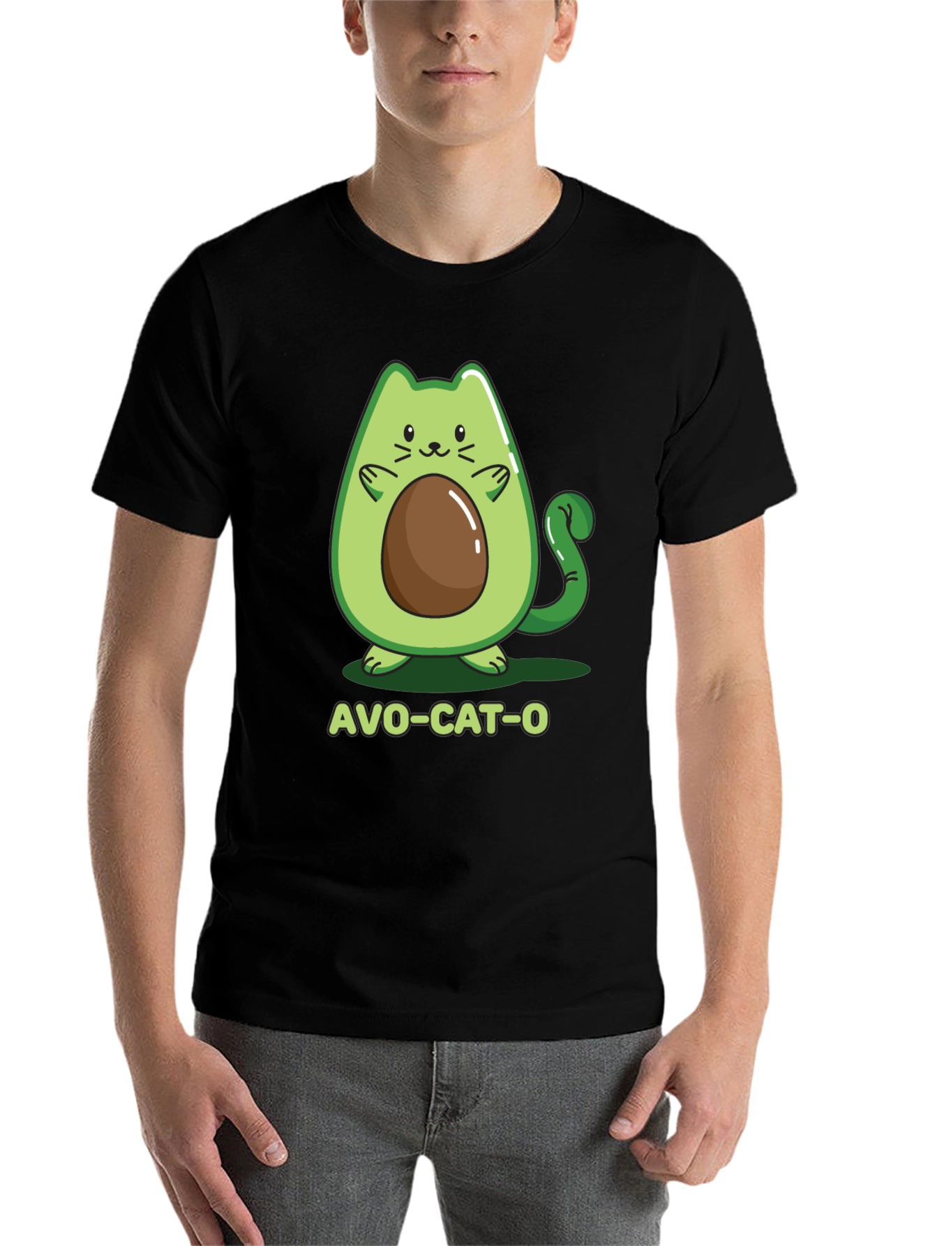 Black Avo-Cat-O Graphic T-Shirt view 7