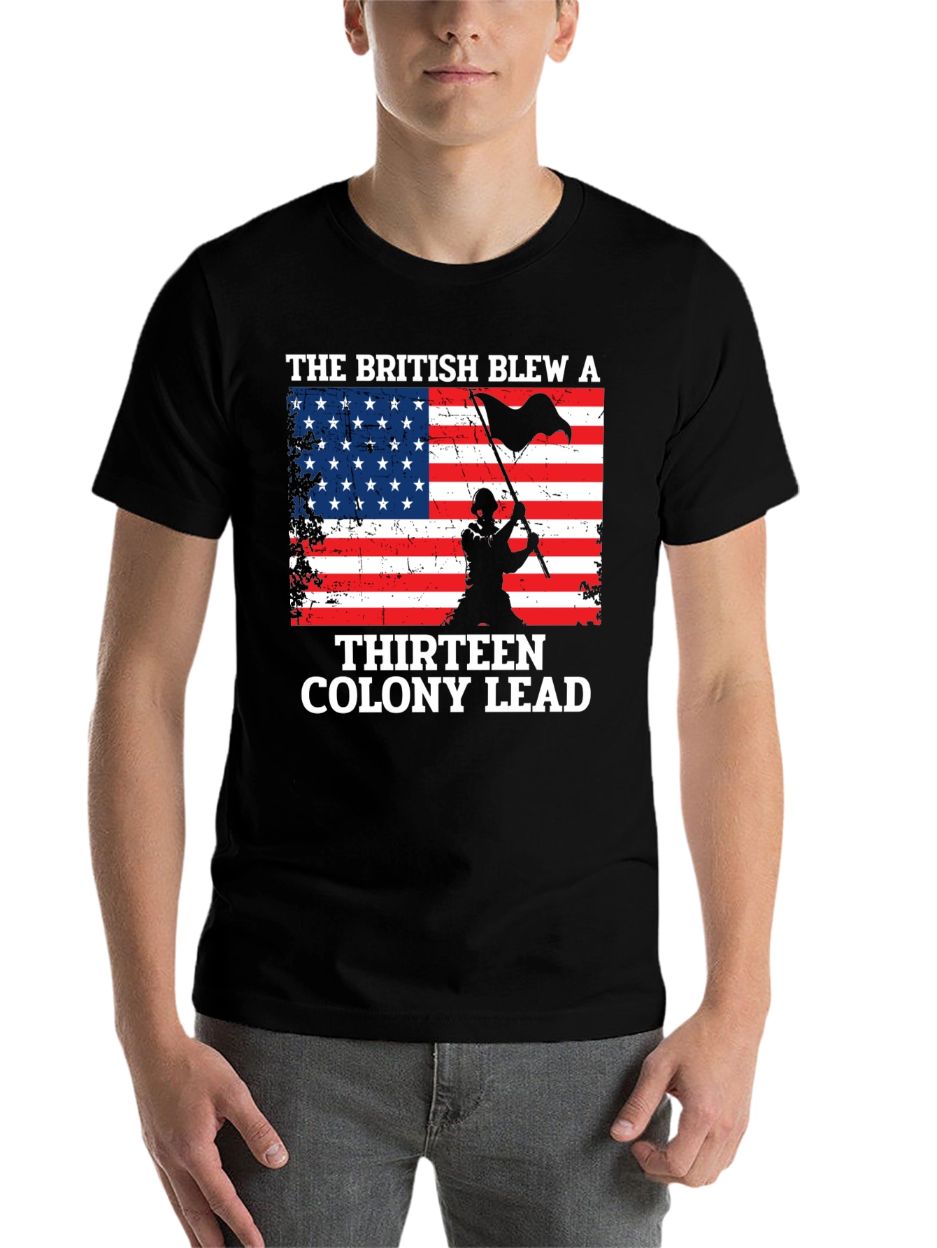 Black British Blew a Thirteen Colony Lead T-Shirt view 7