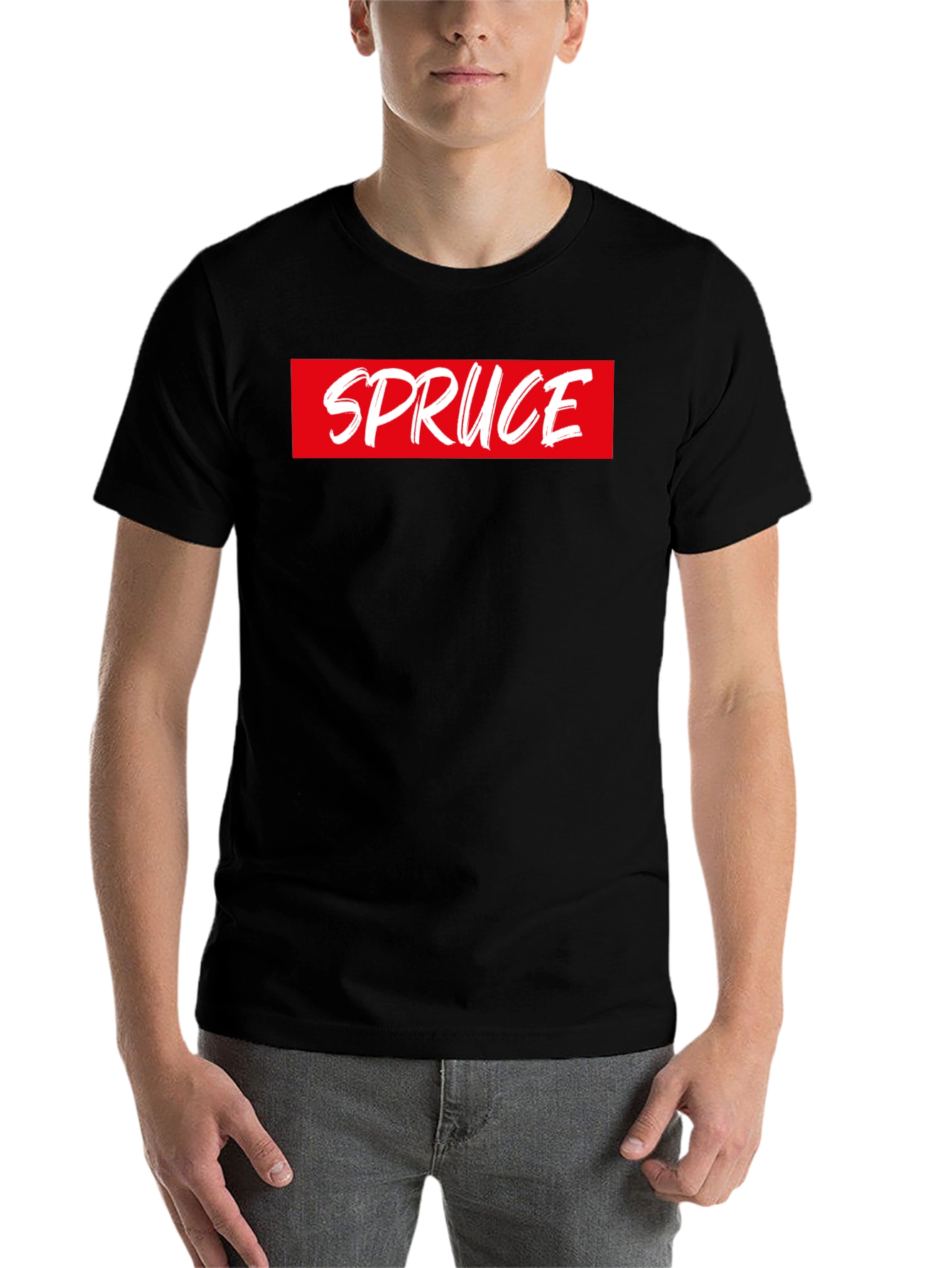Black SPRUCE Graphic Tee - Black view 7