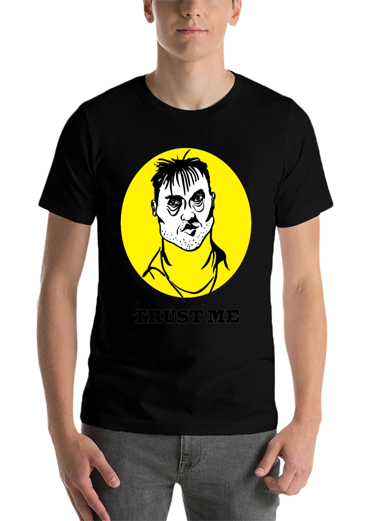 Black Trust Me T-Shirt - Adult Humor Tee view 7