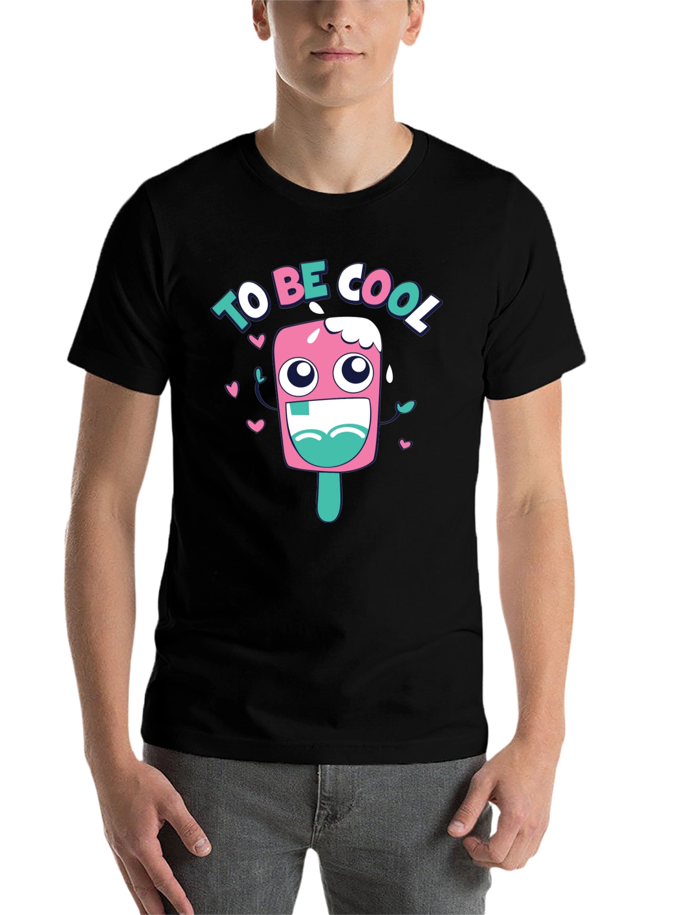 Black Cool Popsicle Graphic T-Shirt view 7