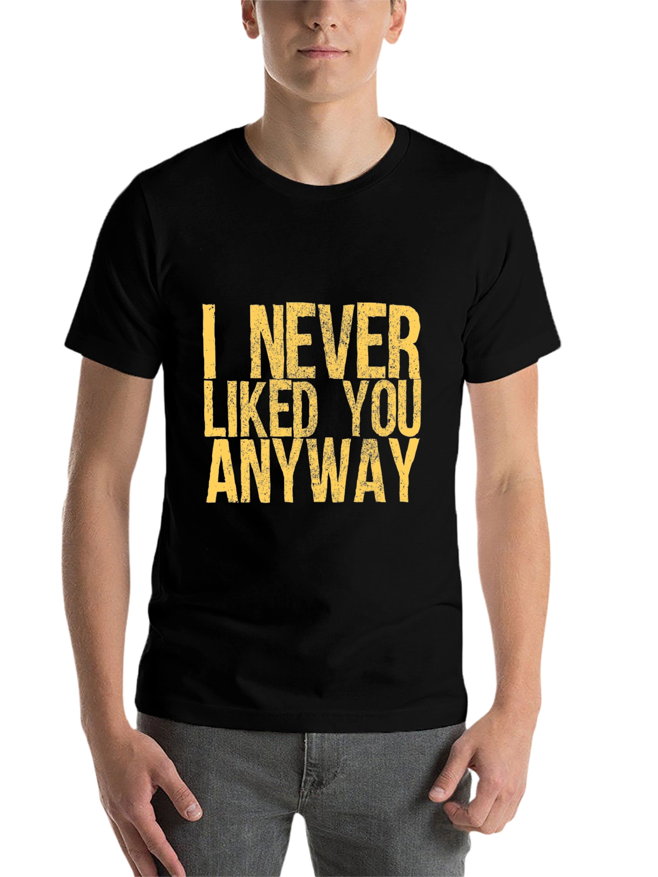 Black I Never Liked You Anyway Graphic Tee view 7