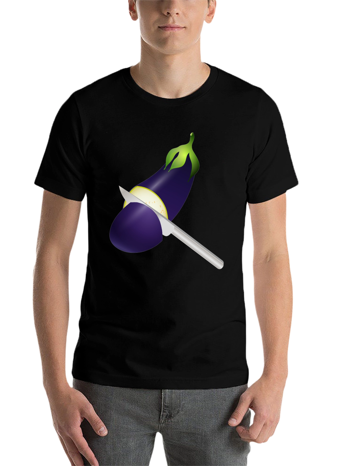 Eggplant Knife T-Shirt - 7