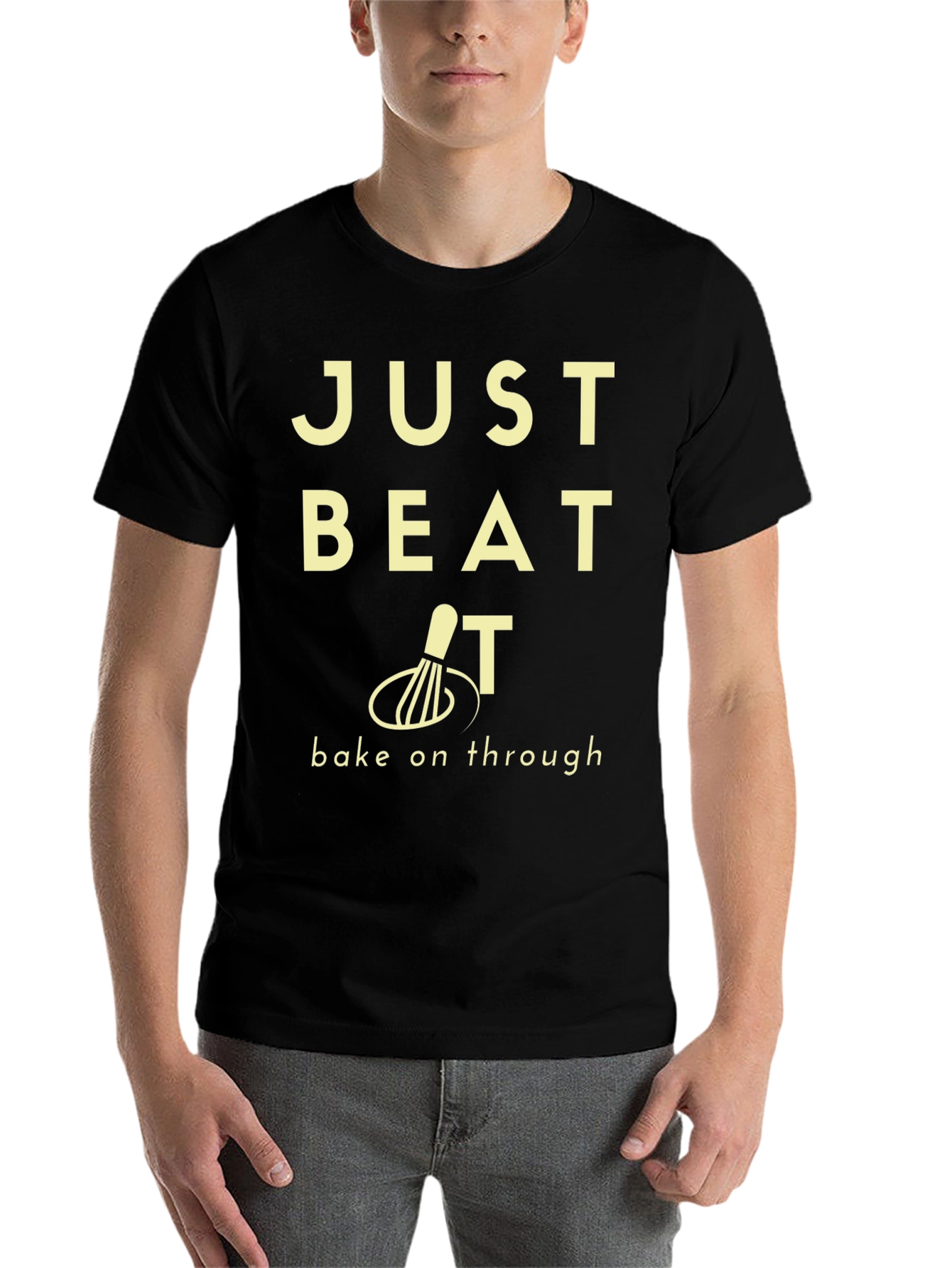 Black Just Beat It Graphic T-Shirt - Bake On Through view 7