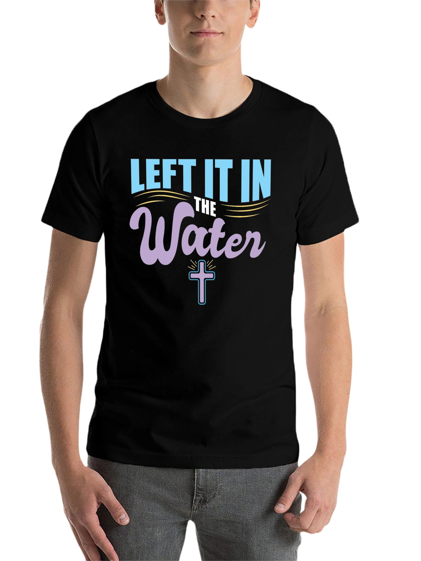 Black Left It In The Water T-Shirt view 7