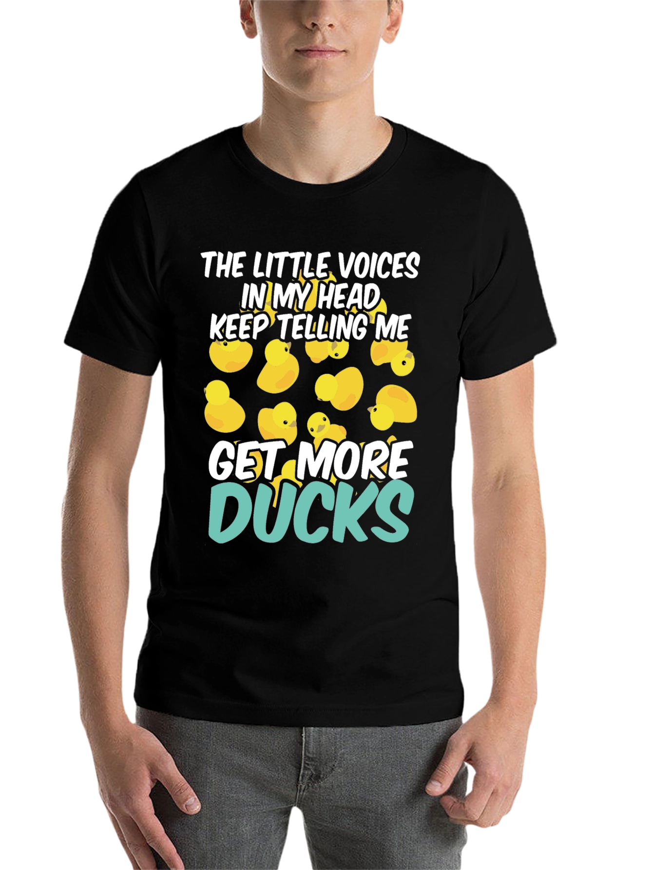 Black Get More Ducks T-Shirt view 7