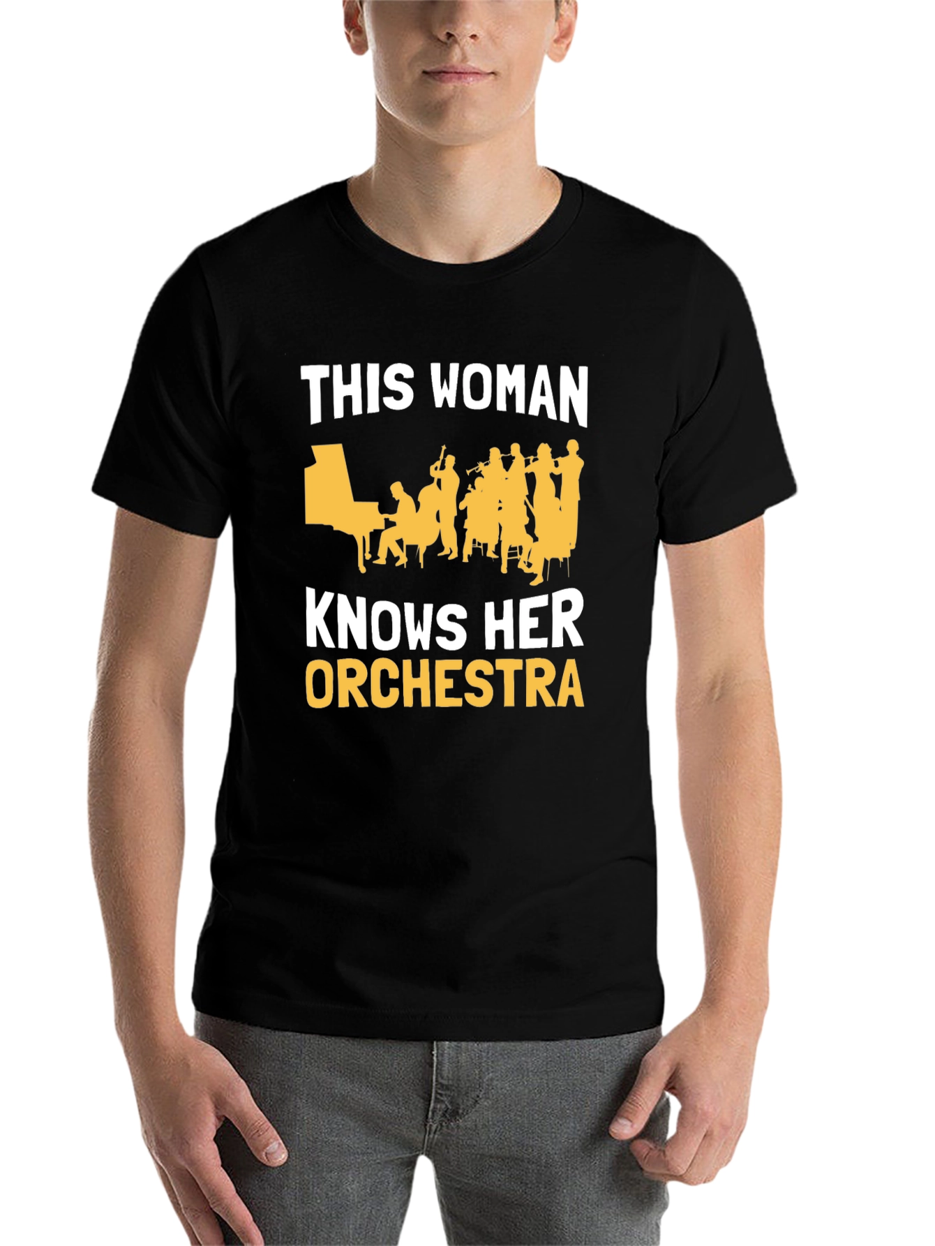 Black Orchestra Conductor T-Shirt view 7