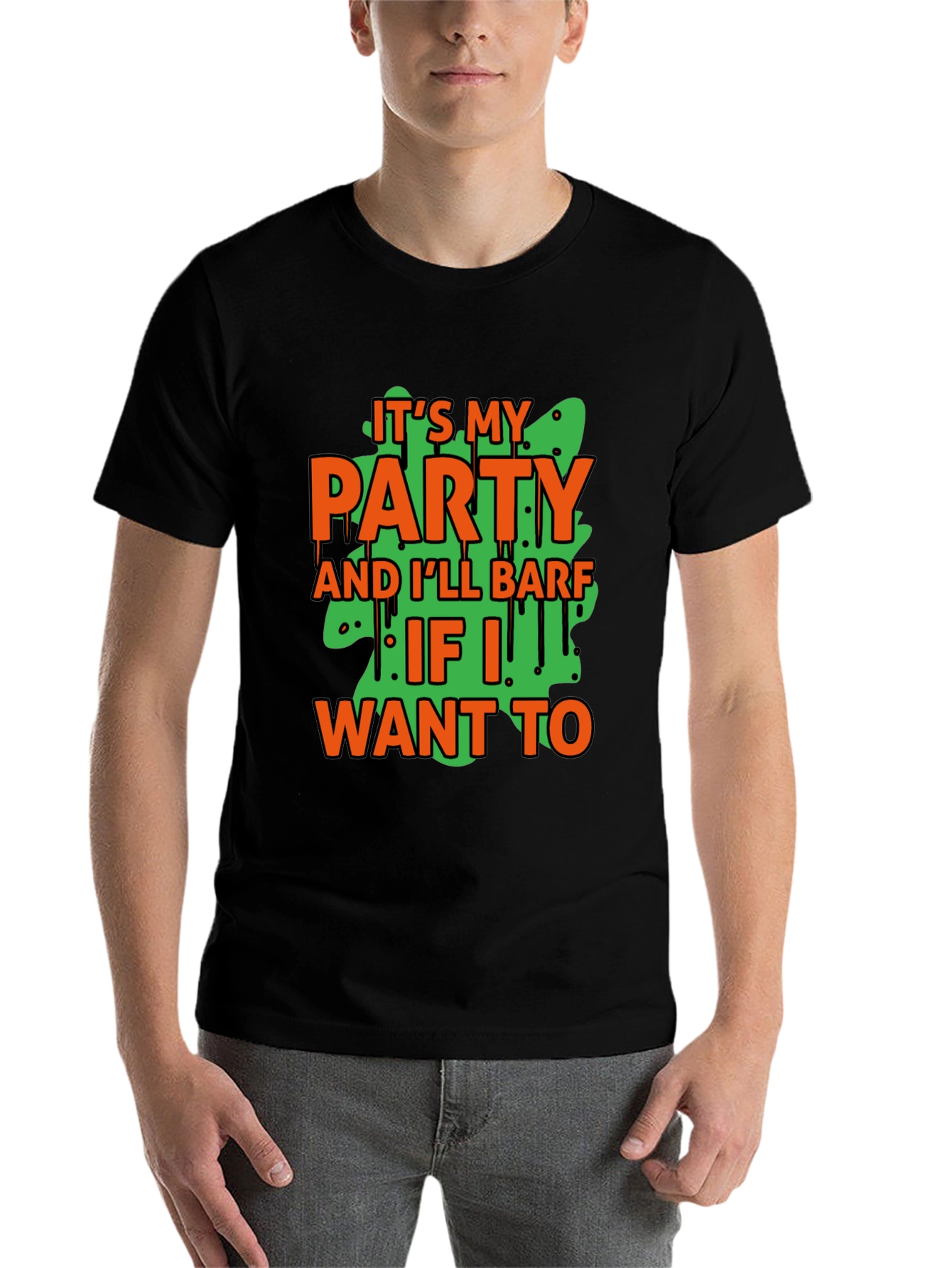 Black It's My Party T-Shirt view 7