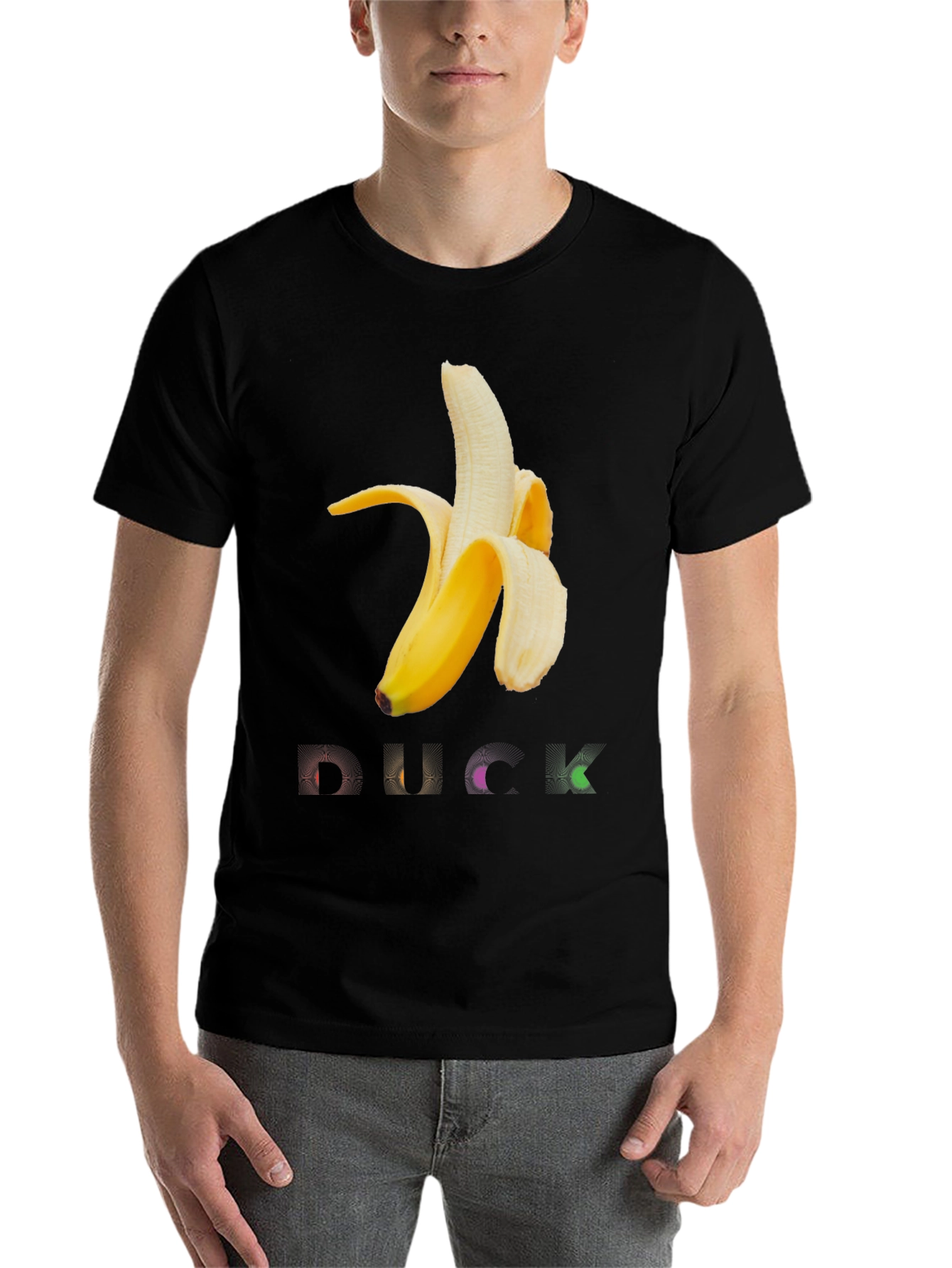 Black Banana DUCK Graphic Print T-Shirt view 7