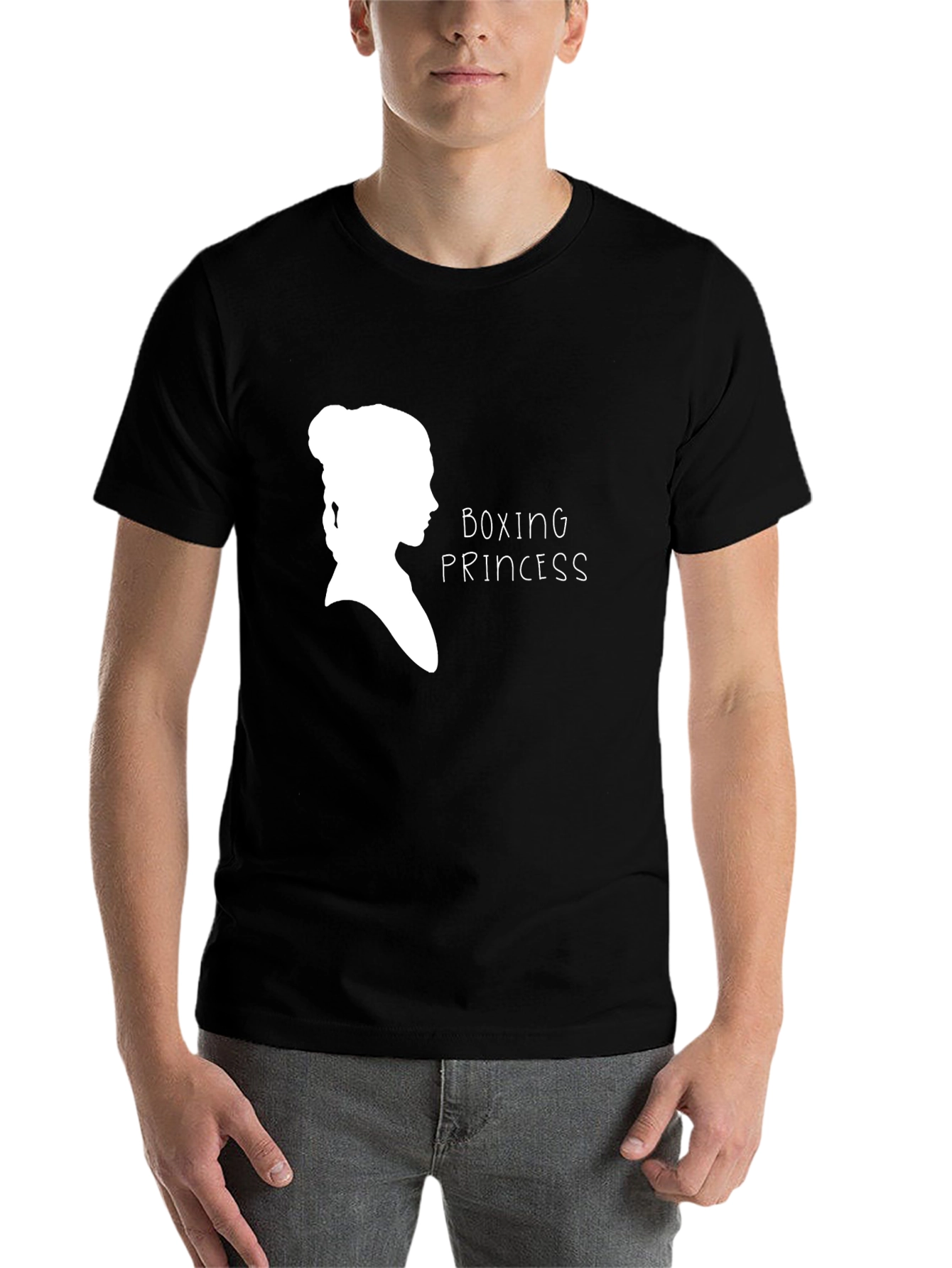 Black Boxing Princess Black T-Shirt view 7