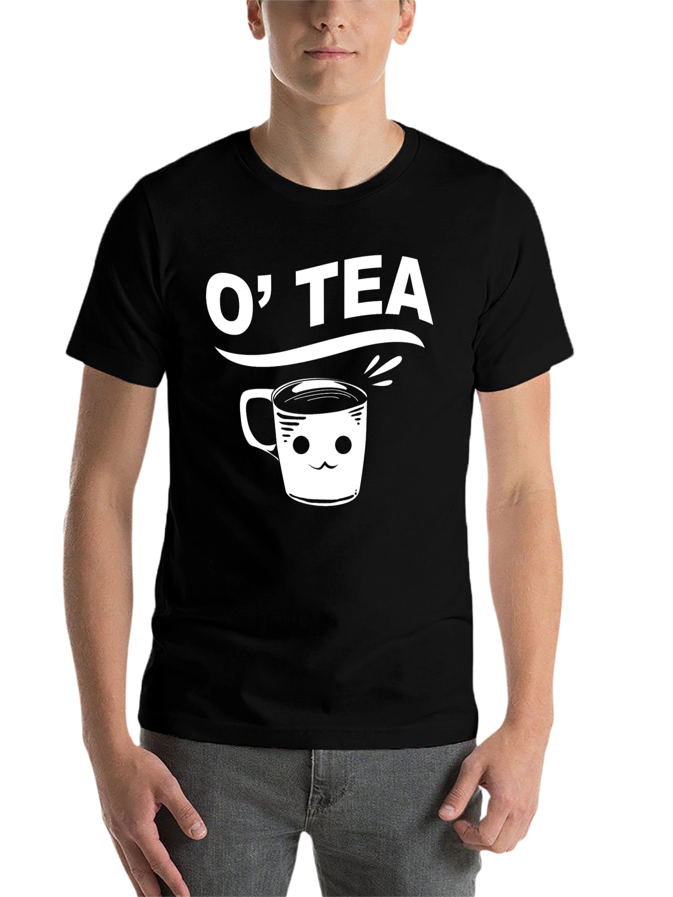 Black O' Tea Funny Graphic Tee view 7