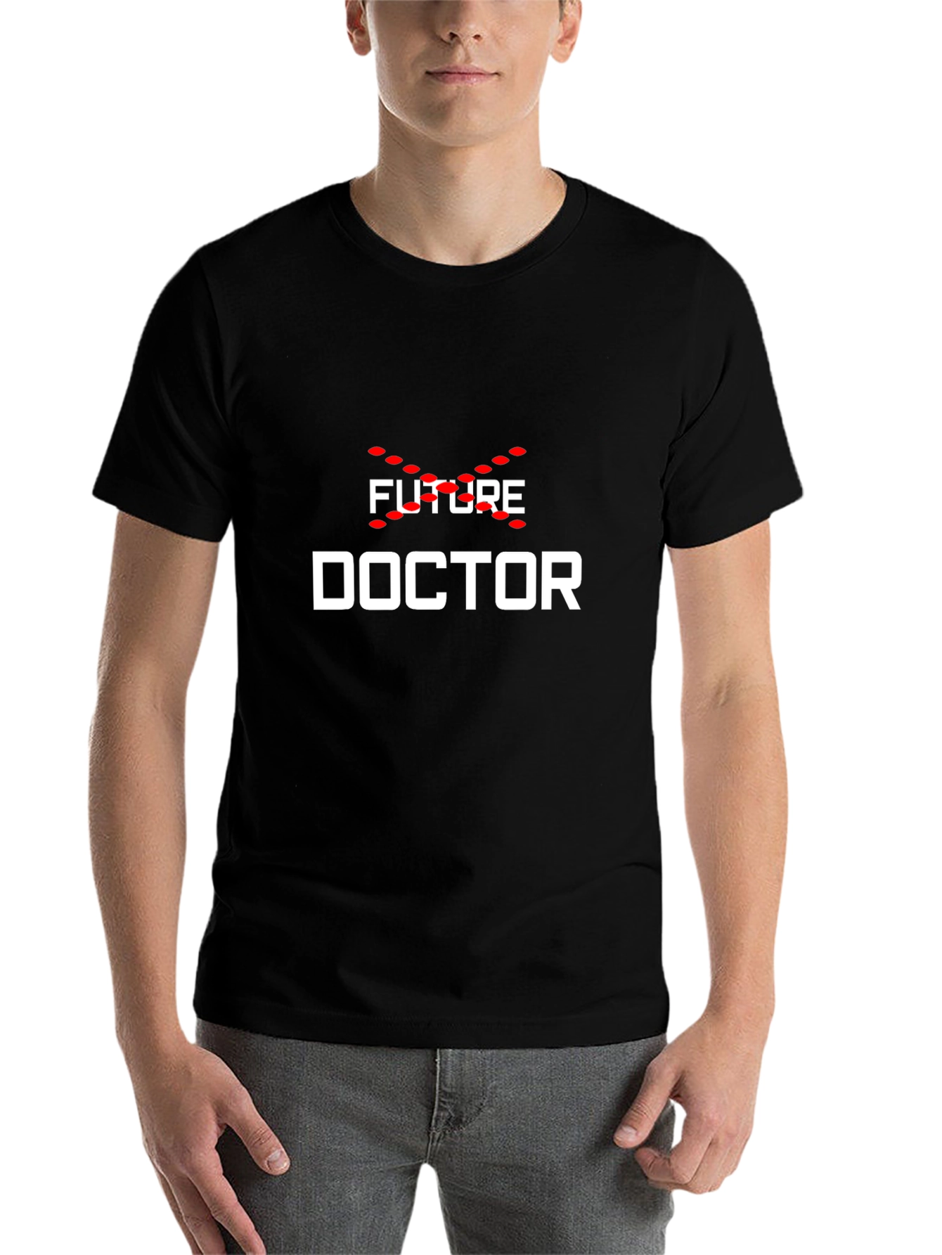 Black Future Doctor T-Shirt - Medical Student Gift view 7