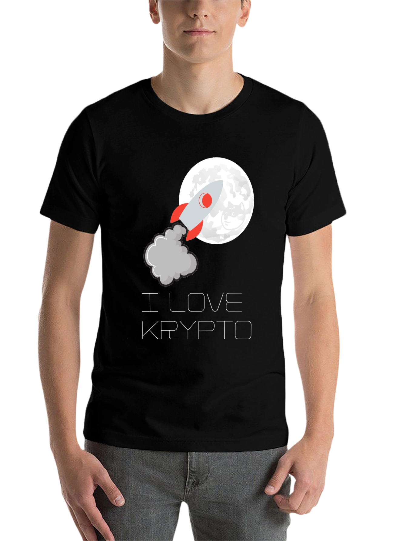 I Love Krypto Rocket T-Shirt - Crypto to the Moon! - 7