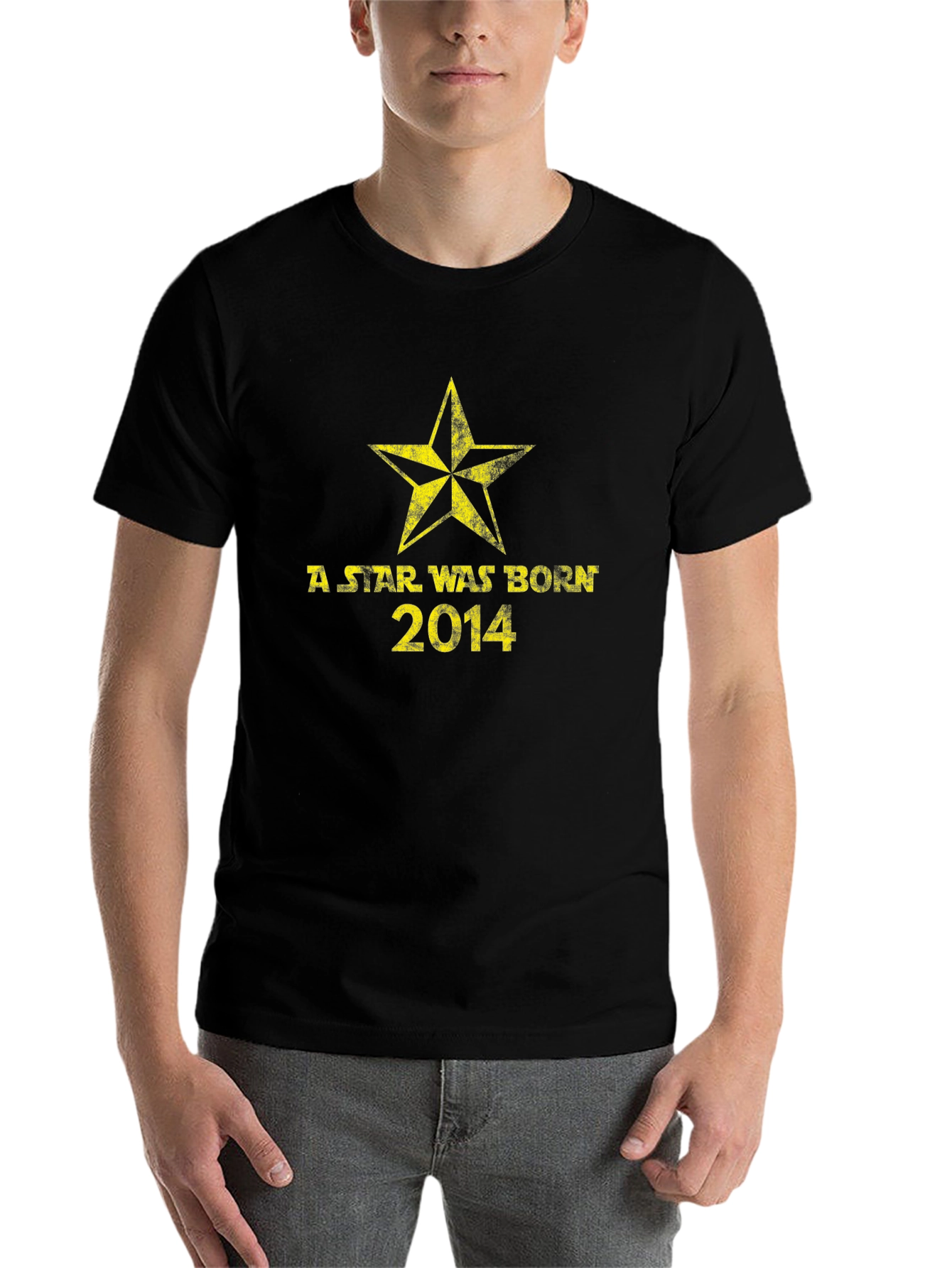 Black A Star Was Born 2014 T-Shirt view 7