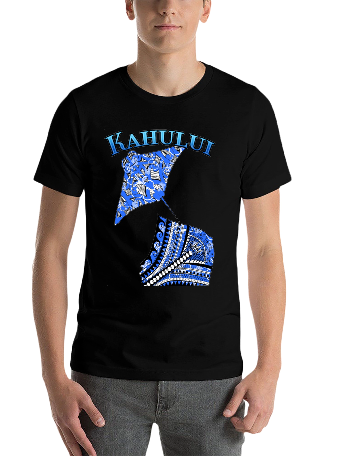 Black Kahului Ray T-Shirt view 7