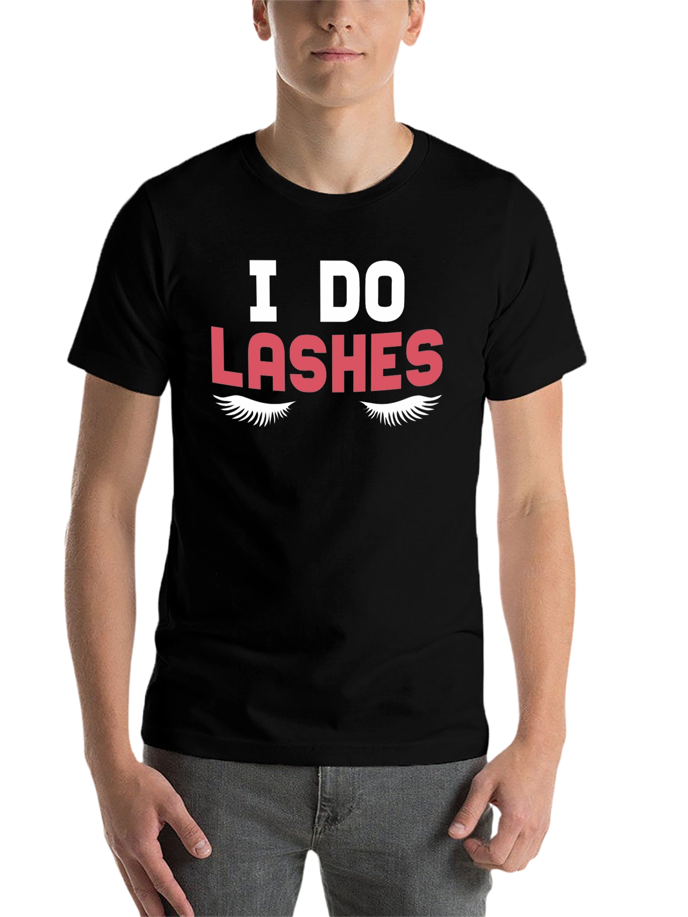 Black I Do Lashes Graphic Tee - Unisex view 7