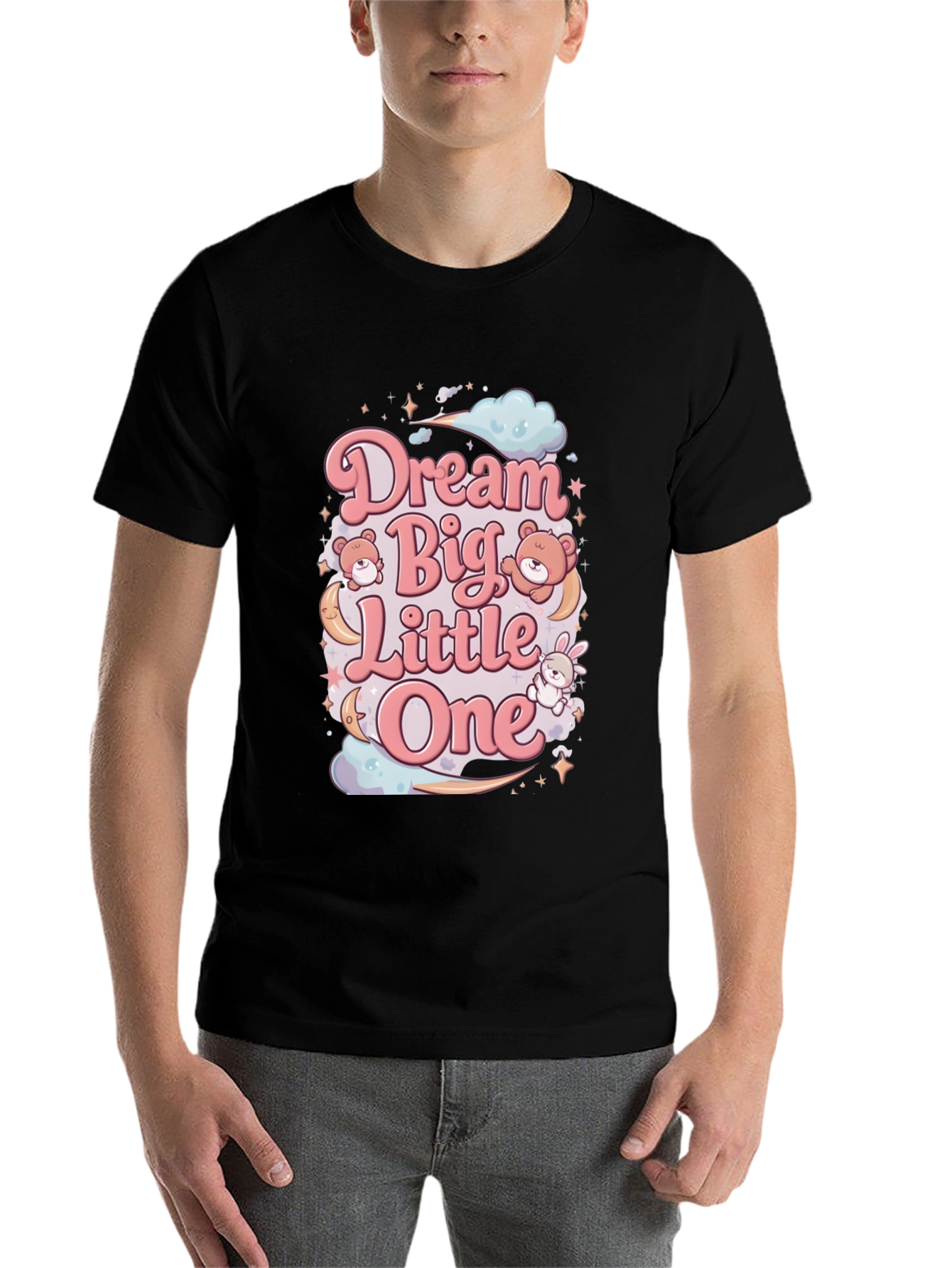 Black Dream Big Little One Graphic Tee view 7