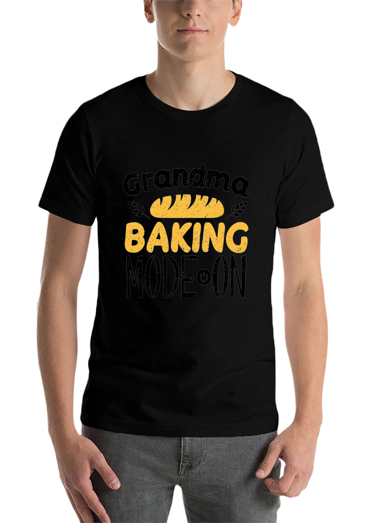 Black Grandma Baking Mode On T-Shirt view 7
