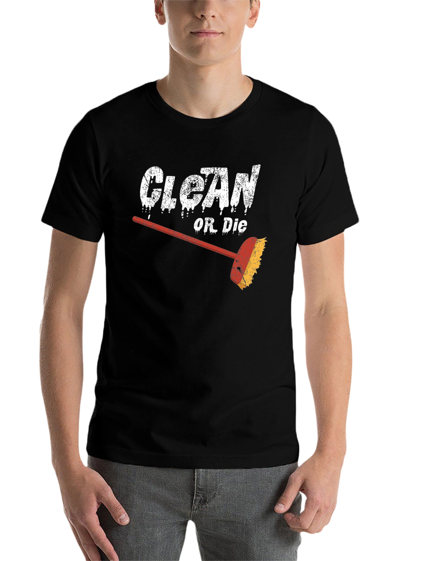 Black Clean or Die Graphic Tee view 7