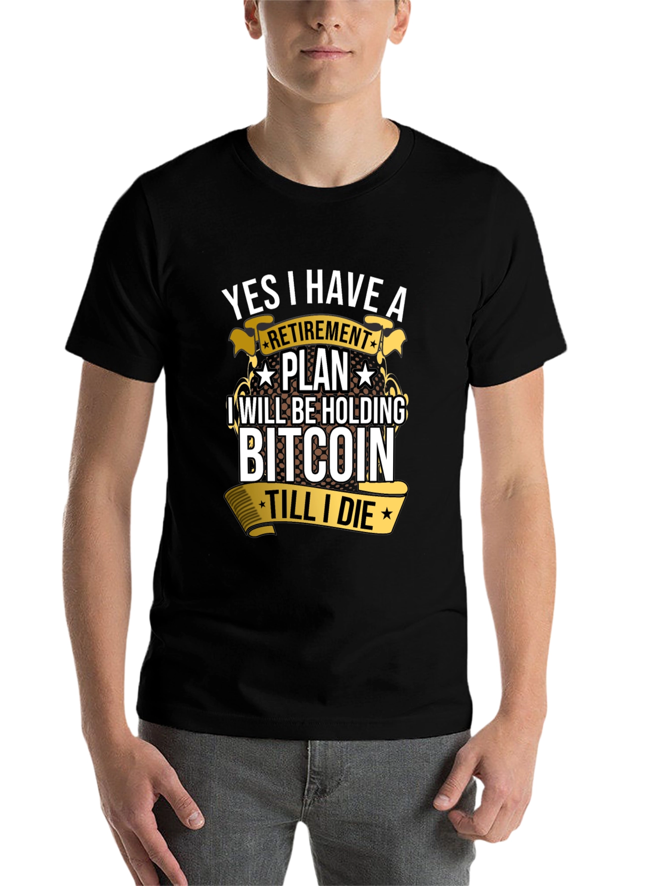 Bitcoin Retirement Plan Graphic Tee - 7