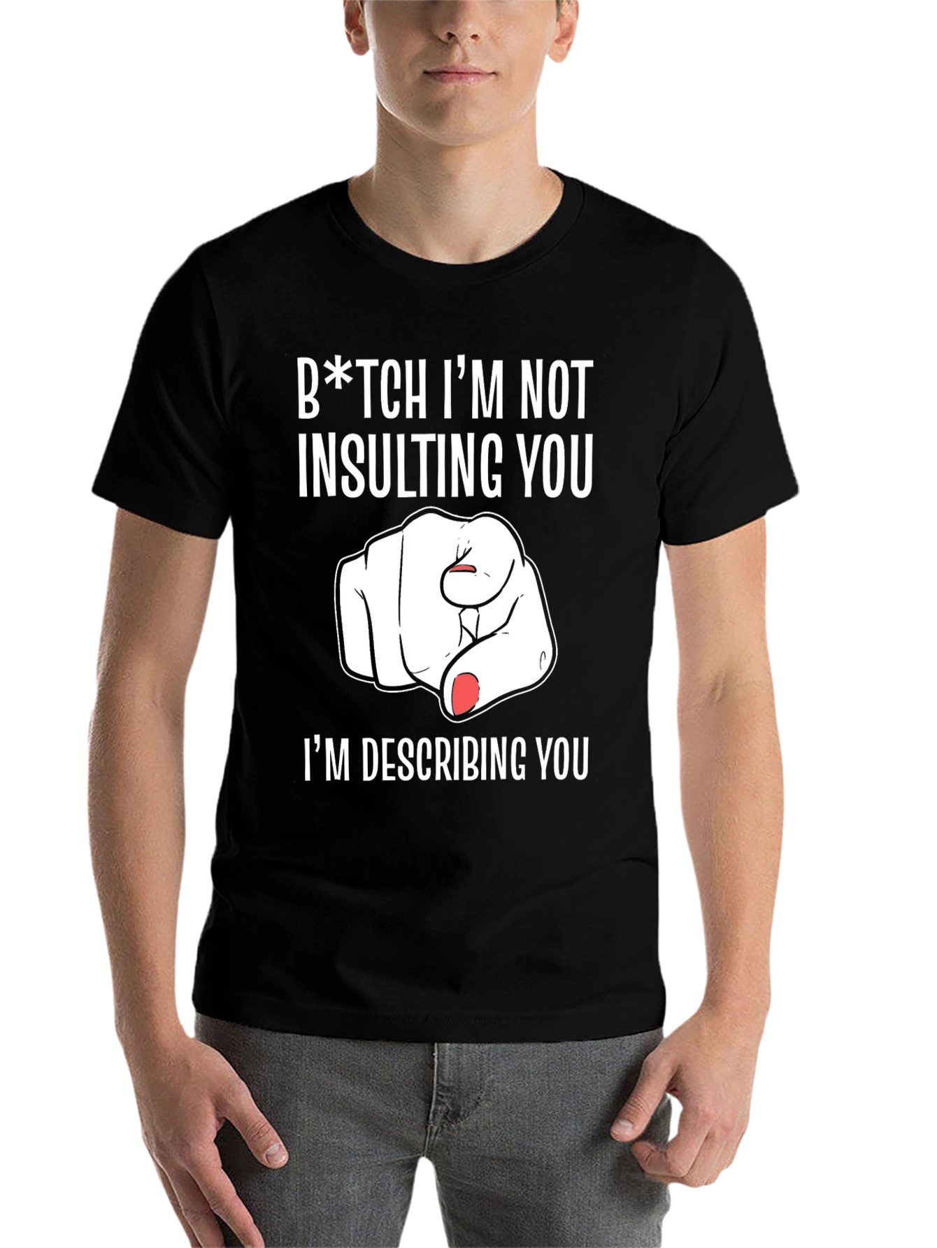 Black Describing You T-Shirt view 7