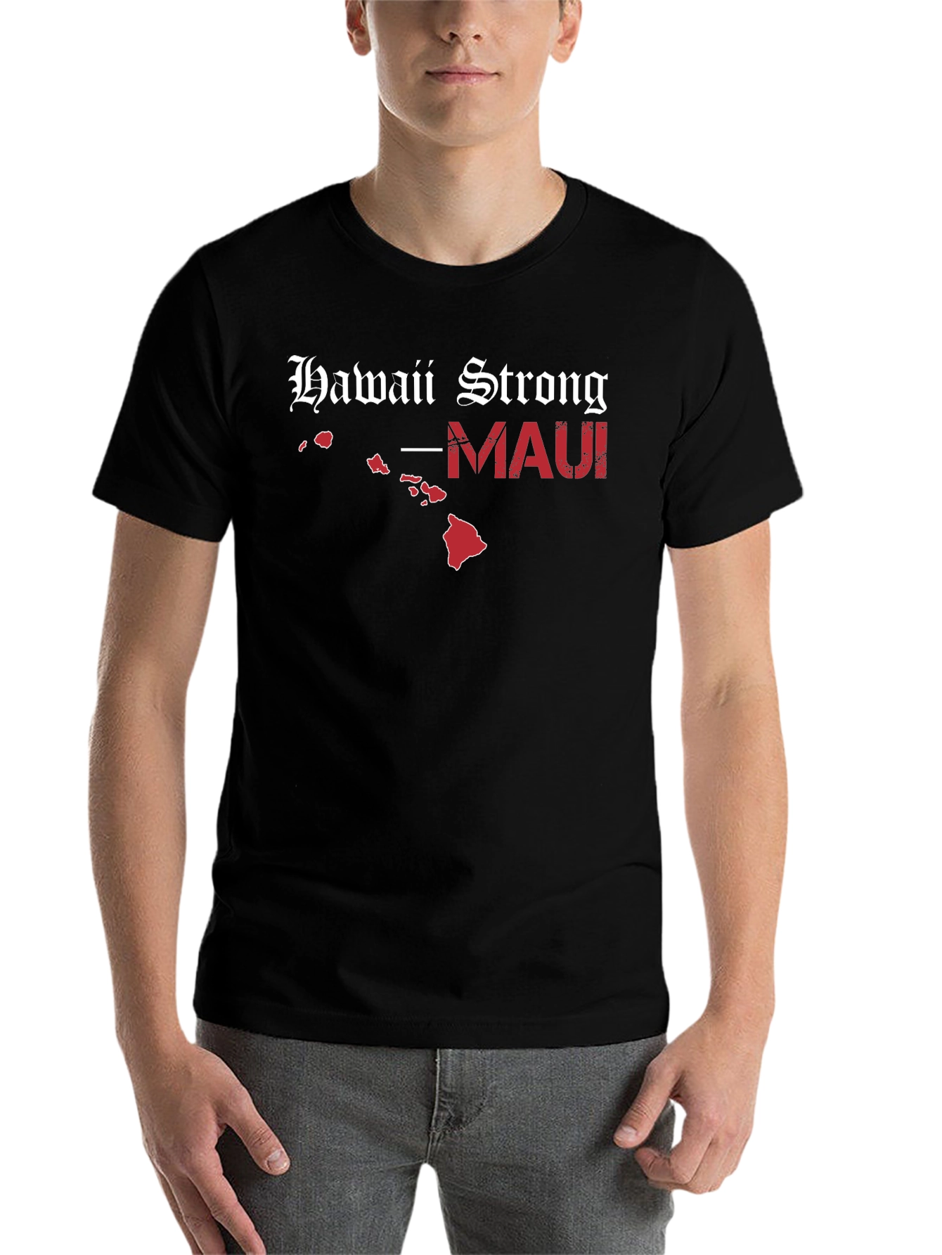 Black Hawaii Strong Maui T-Shirt view 7