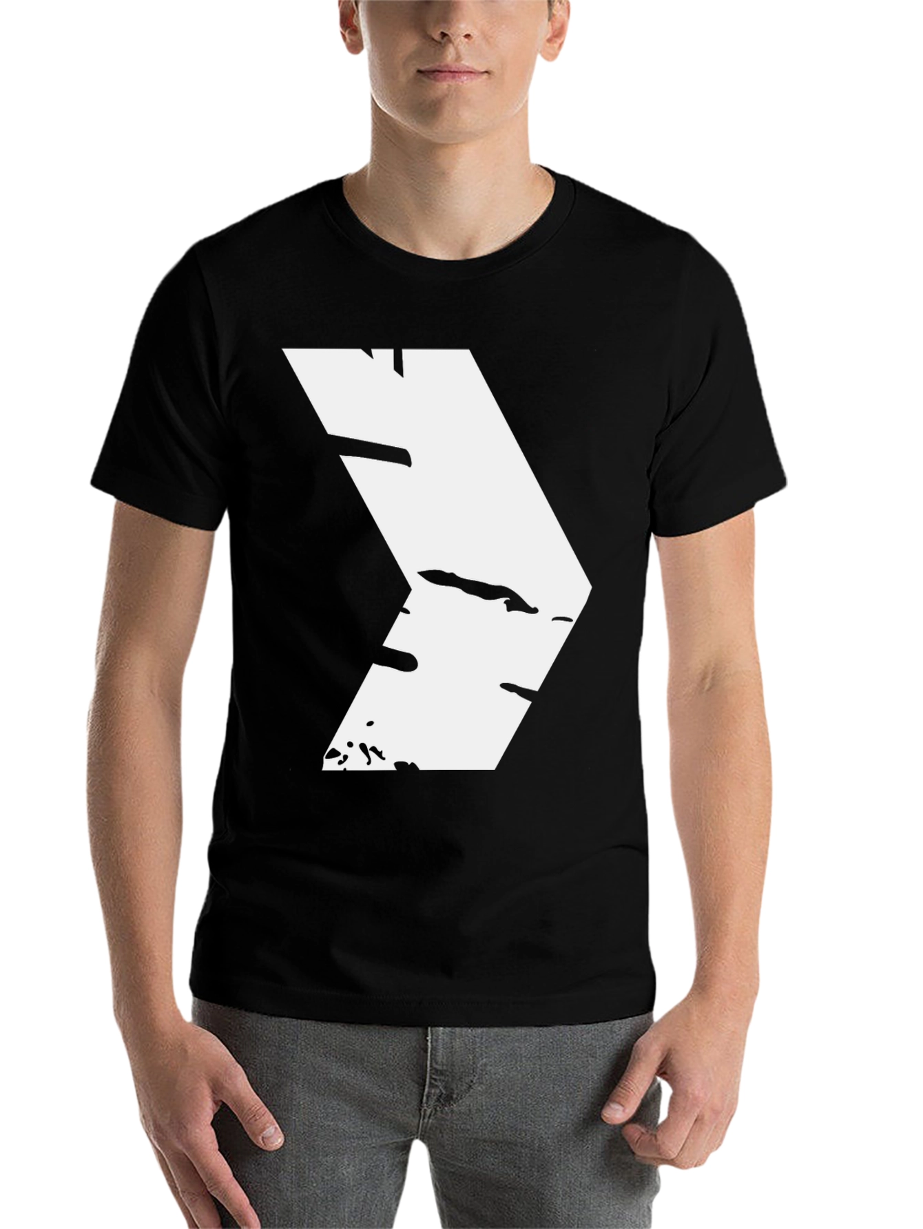 Black Arrow Graphic Black T-Shirt view 7