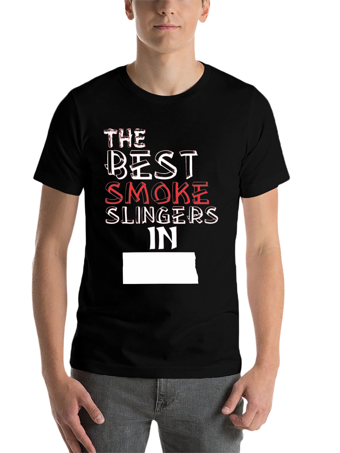 Black The Best Smoke Slingers T-Shirt view 7