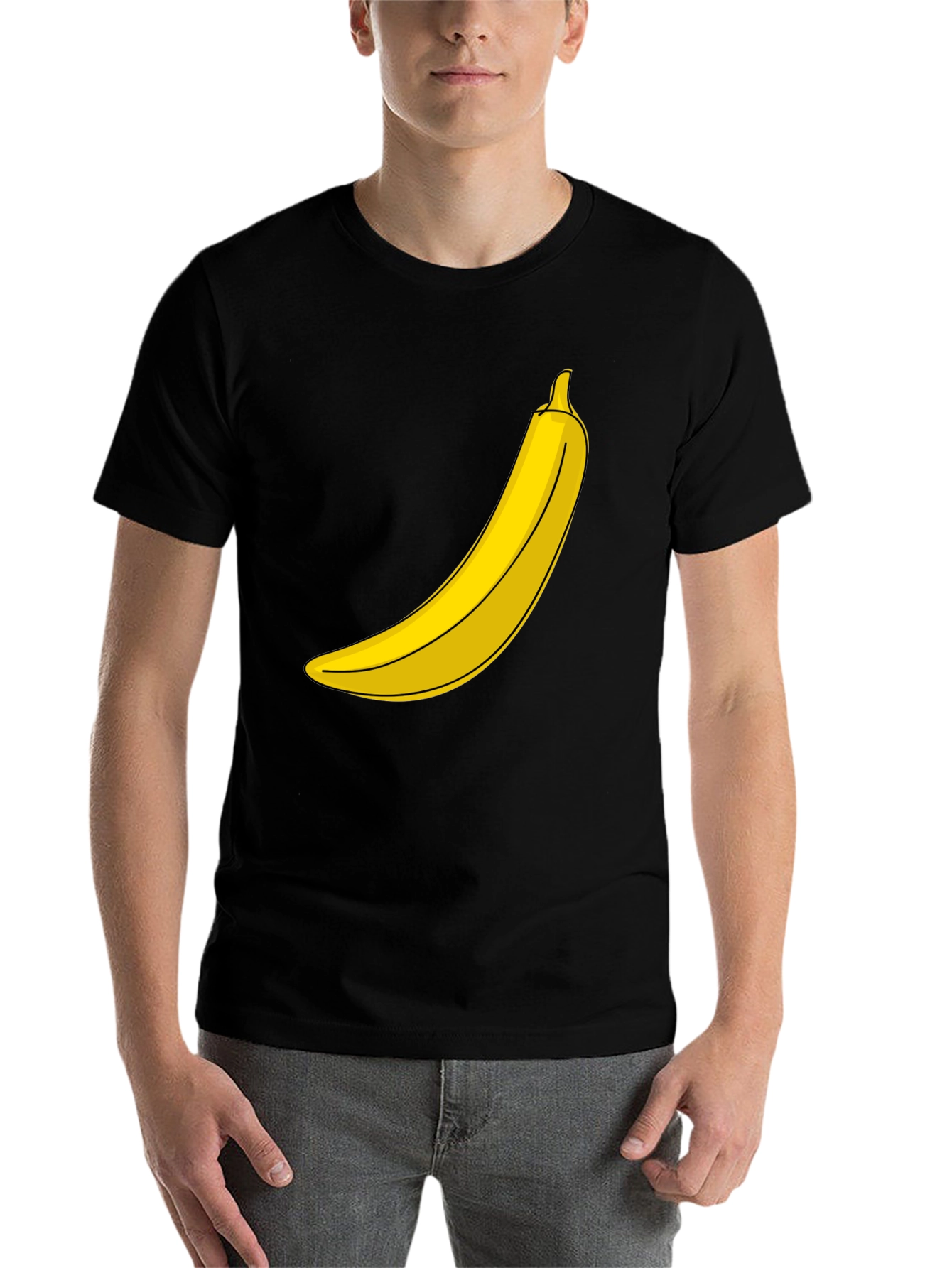 Black Banana Graphic T-Shirt - Funny Novelty Tee view 7