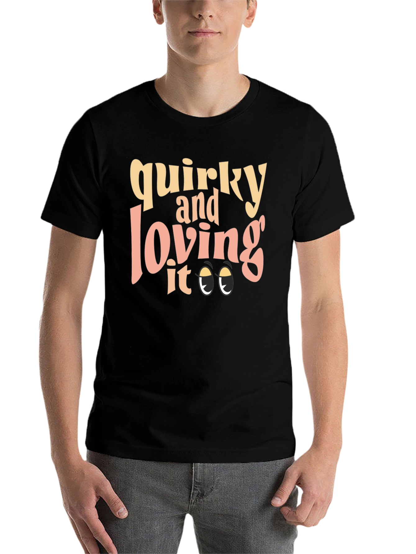 Black Quirky and Loving It - Graphic Tee view 7