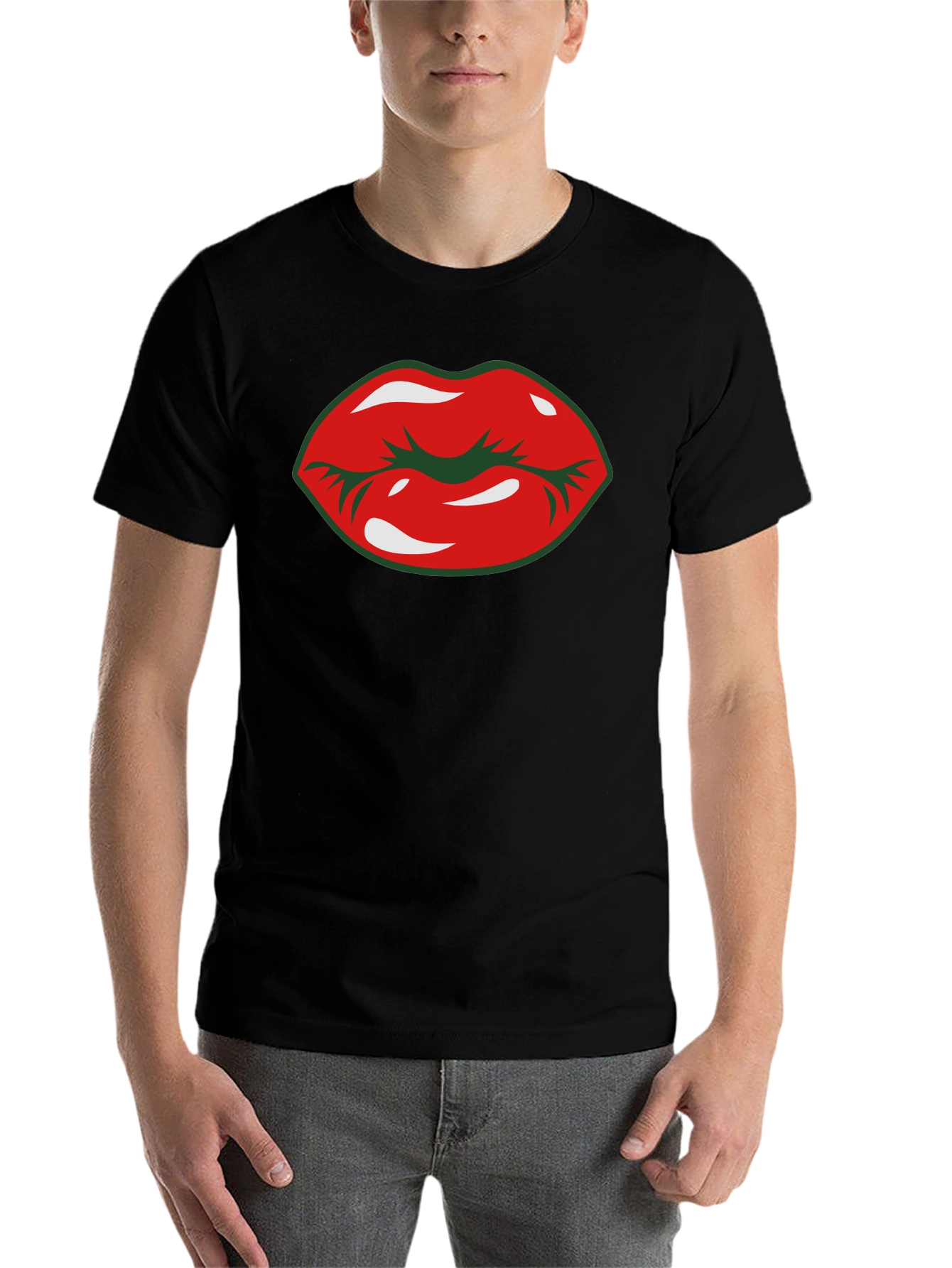 Black Lips Graphic T-Shirt - Black view 7