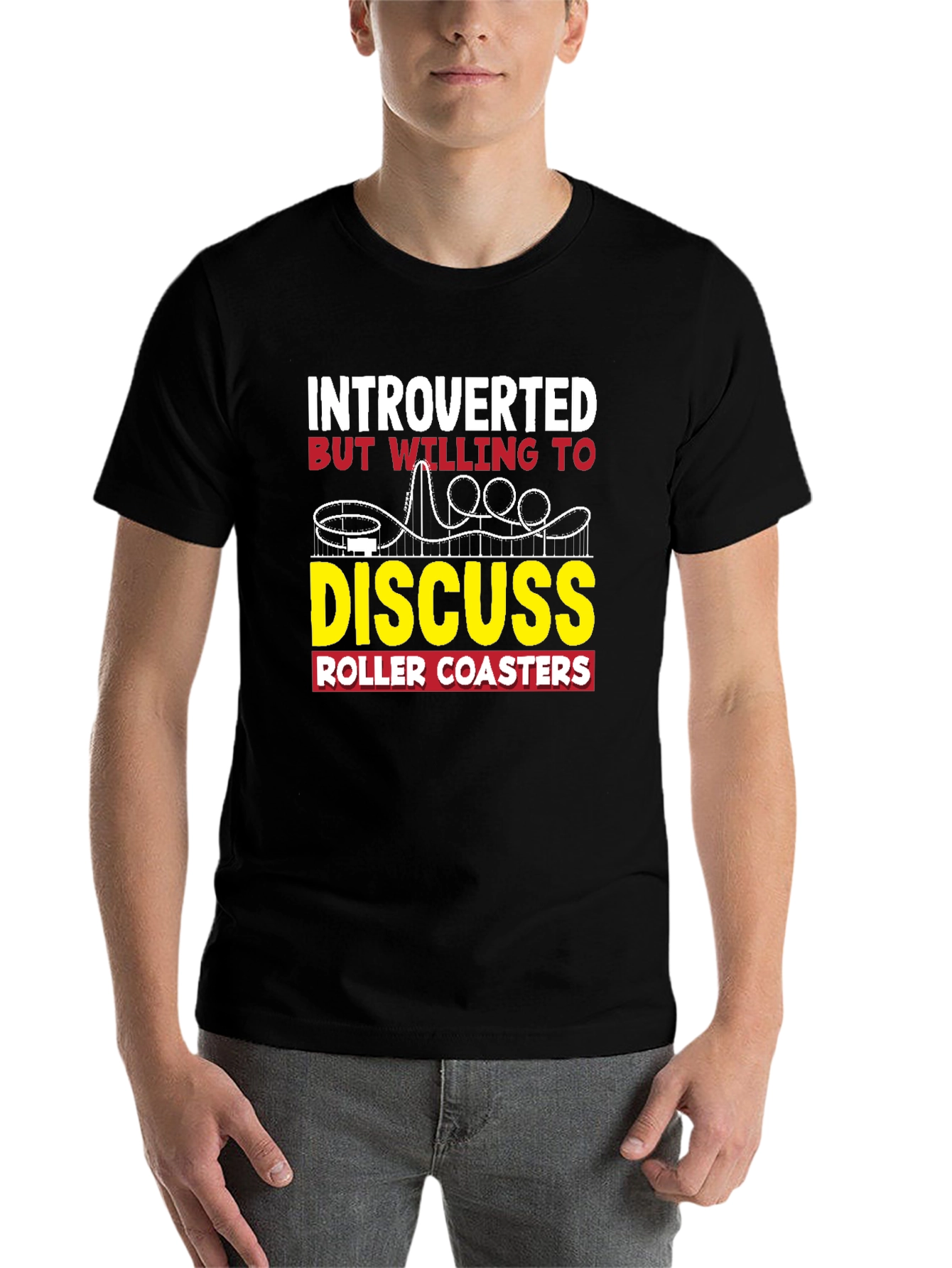 Introverted Roller Coaster Lover T-Shirt - 7