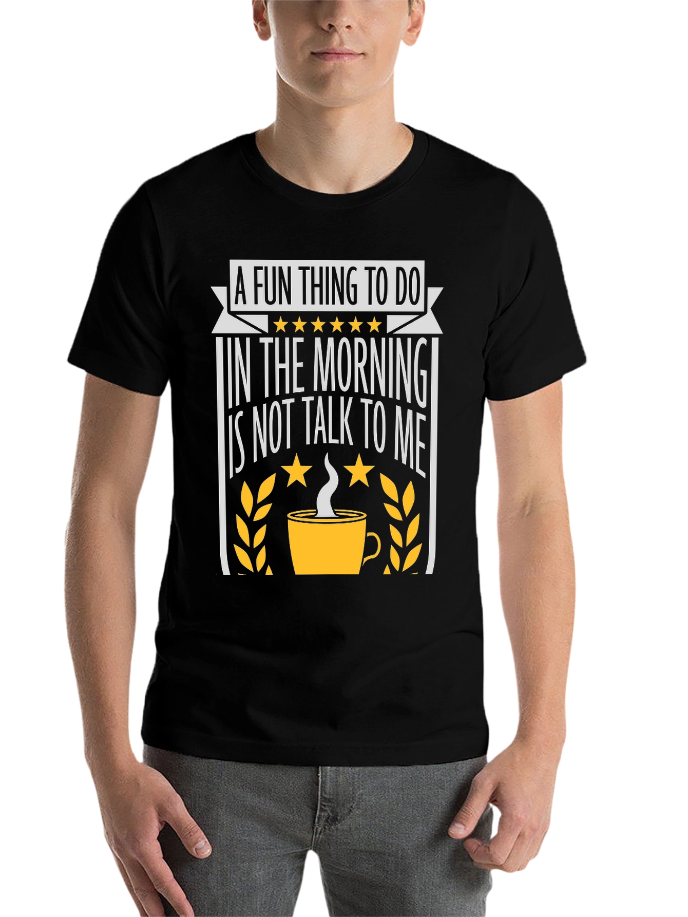 Black Don't Talk To Me Coffee Tee view 7