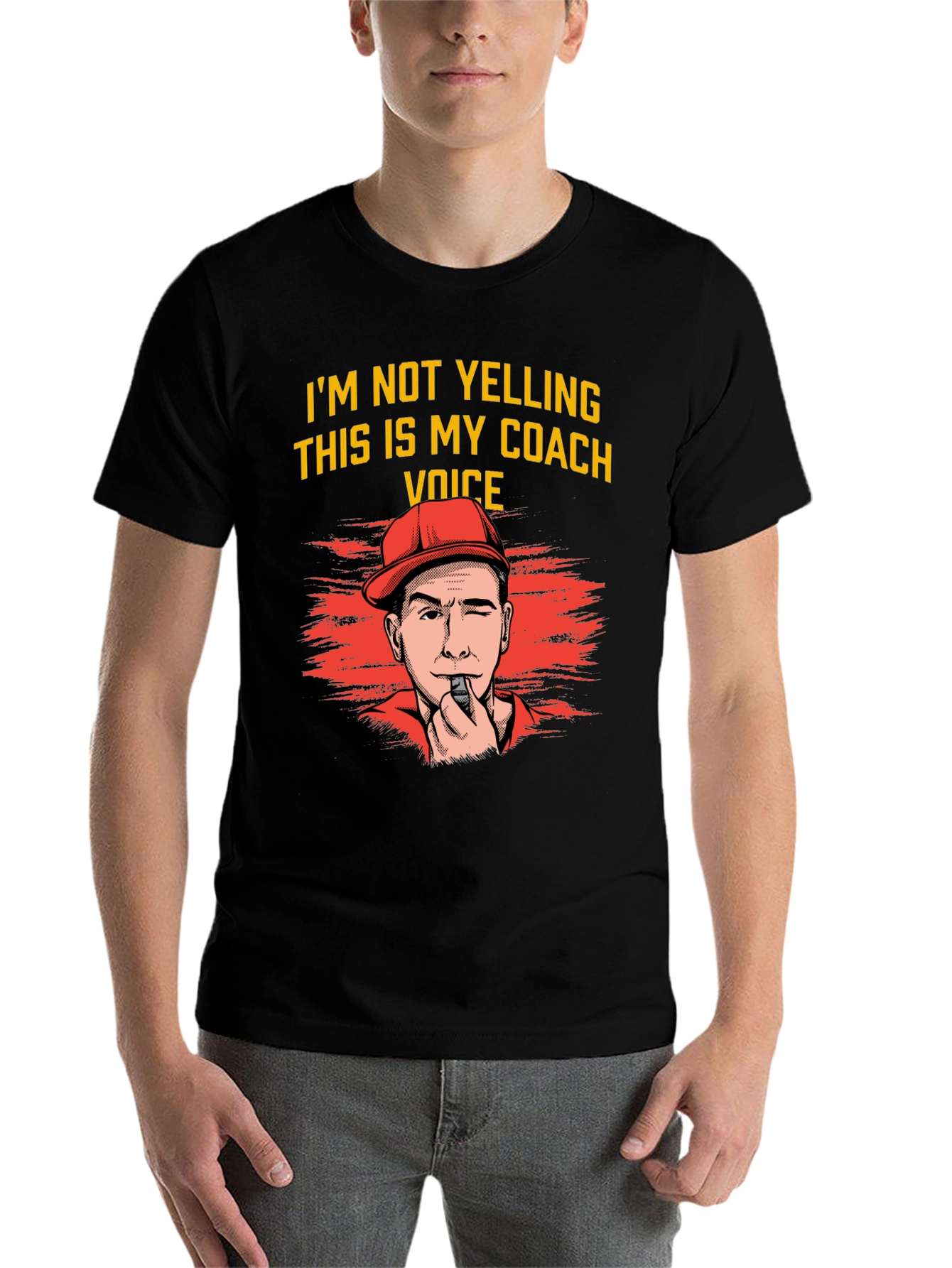 Black Coach Voice Graphic T-Shirt - Black view 7
