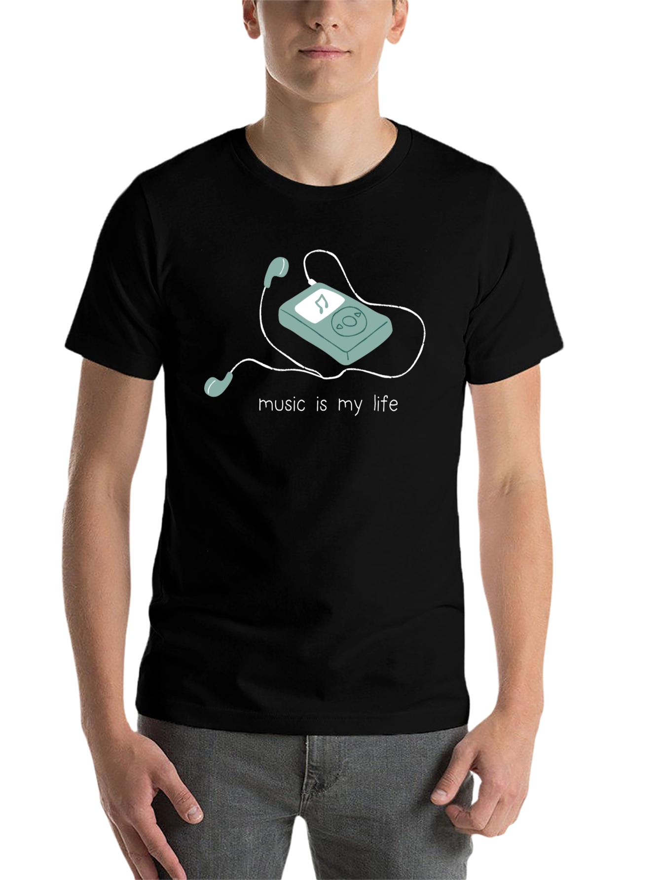 Black Music Is My Life Graphic T-Shirt view 7