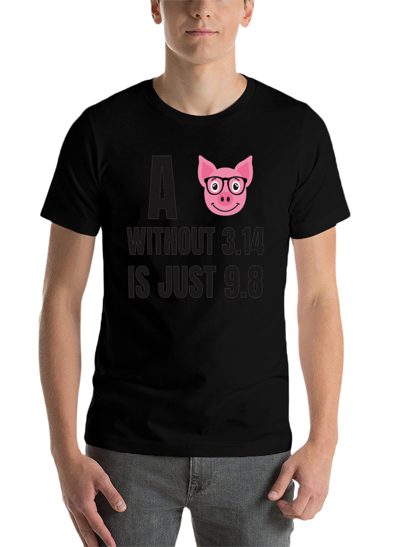 Math Pun Pig T-Shirt - 7