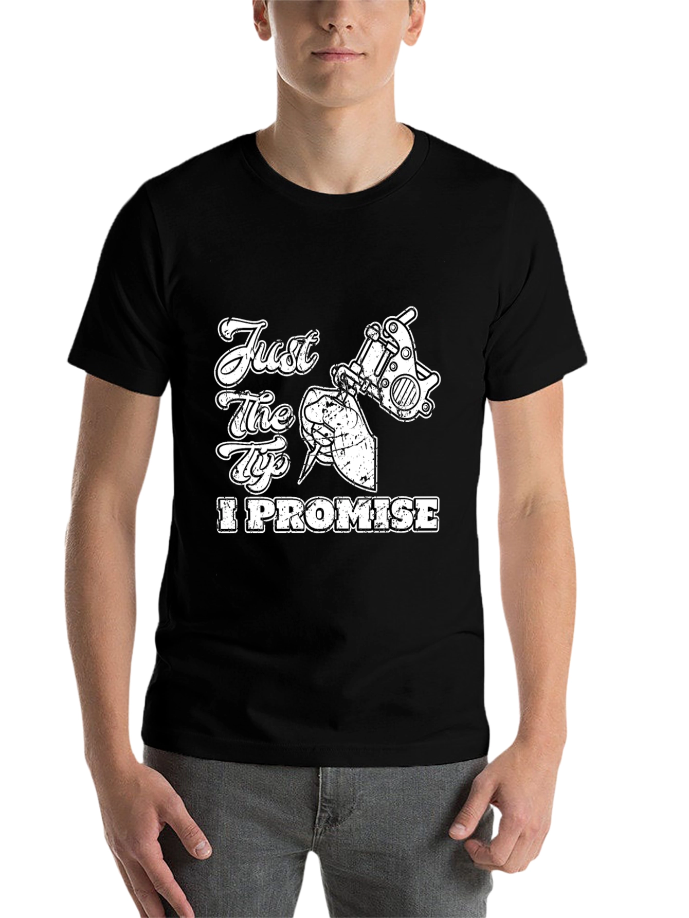 Just the Tip I Promise Tattoo Artist T-Shirt - 7