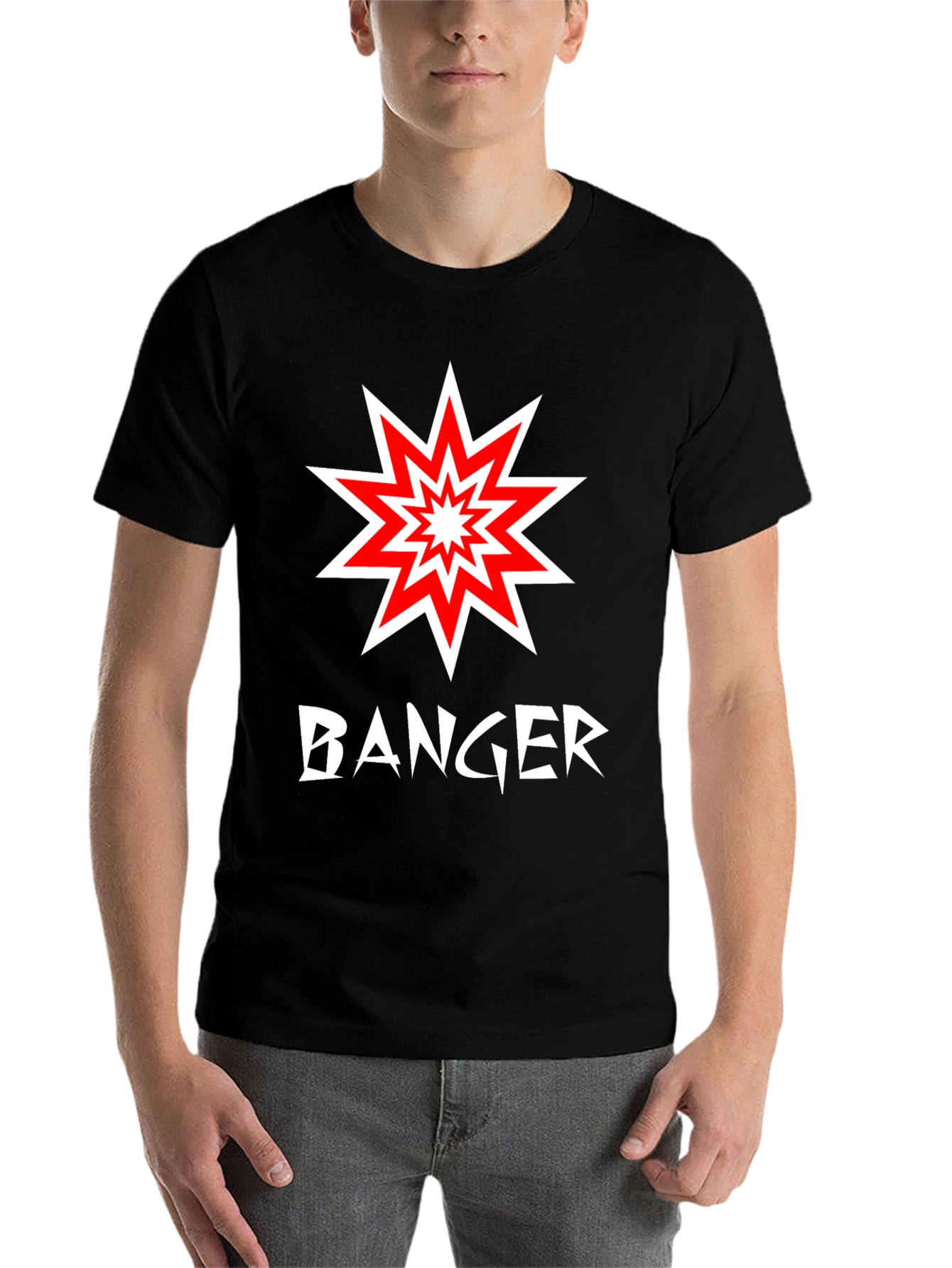 Black Banger Graphic Tee - Explosive Style! view 7