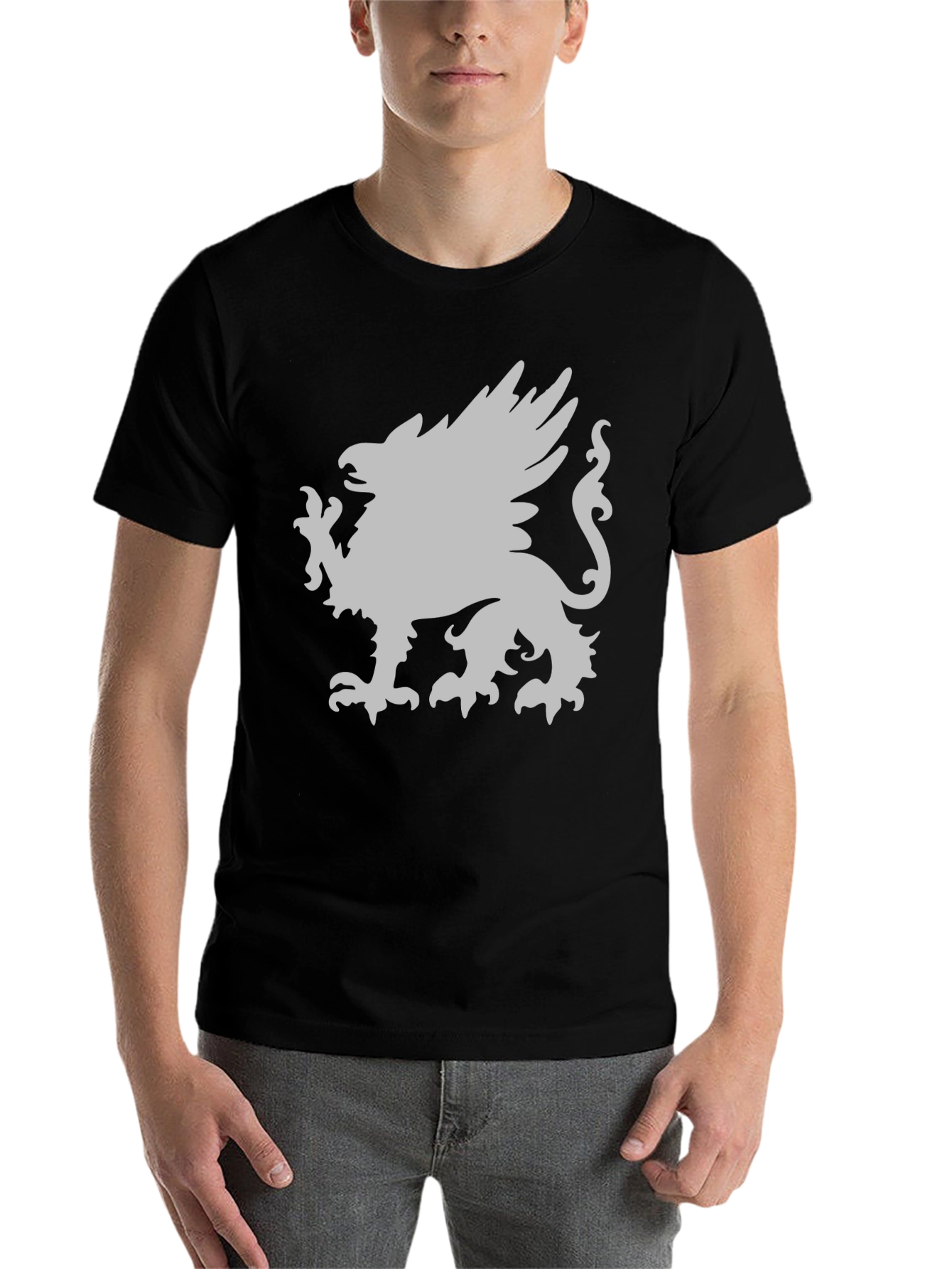 Black Griffin Graphic Tee - Classic Black view 7
