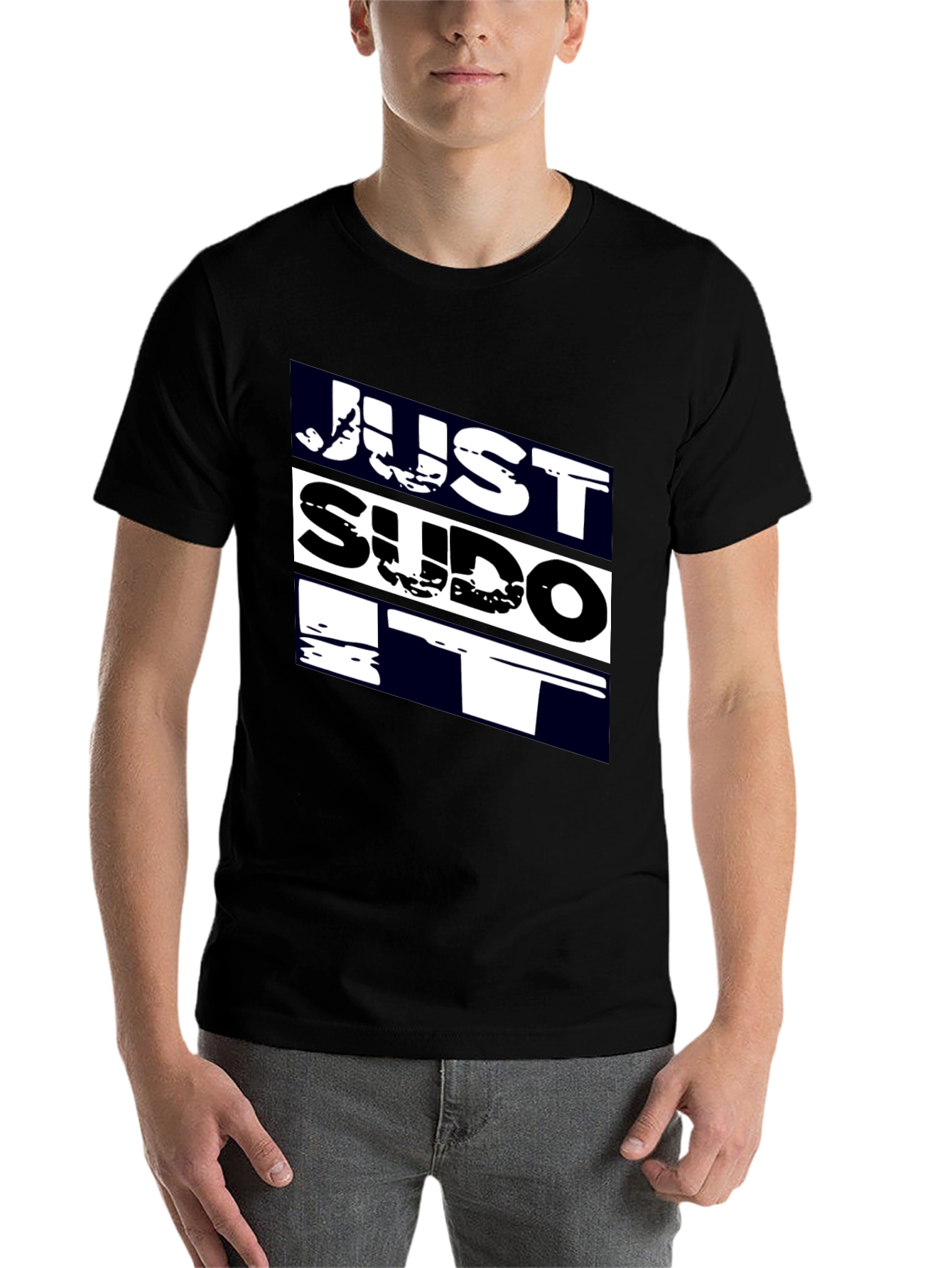 Just Sudo It - Black T-Shirt - 7