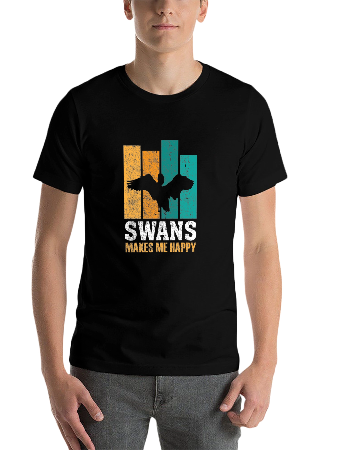 Black Swans Make Me Happy Graphic Tee view 7