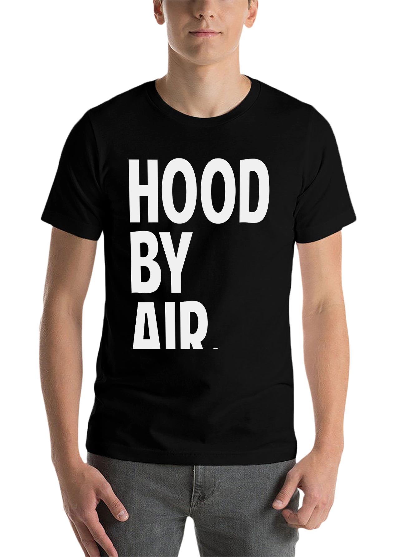 Black Hood By Air Black T-Shirt view 7