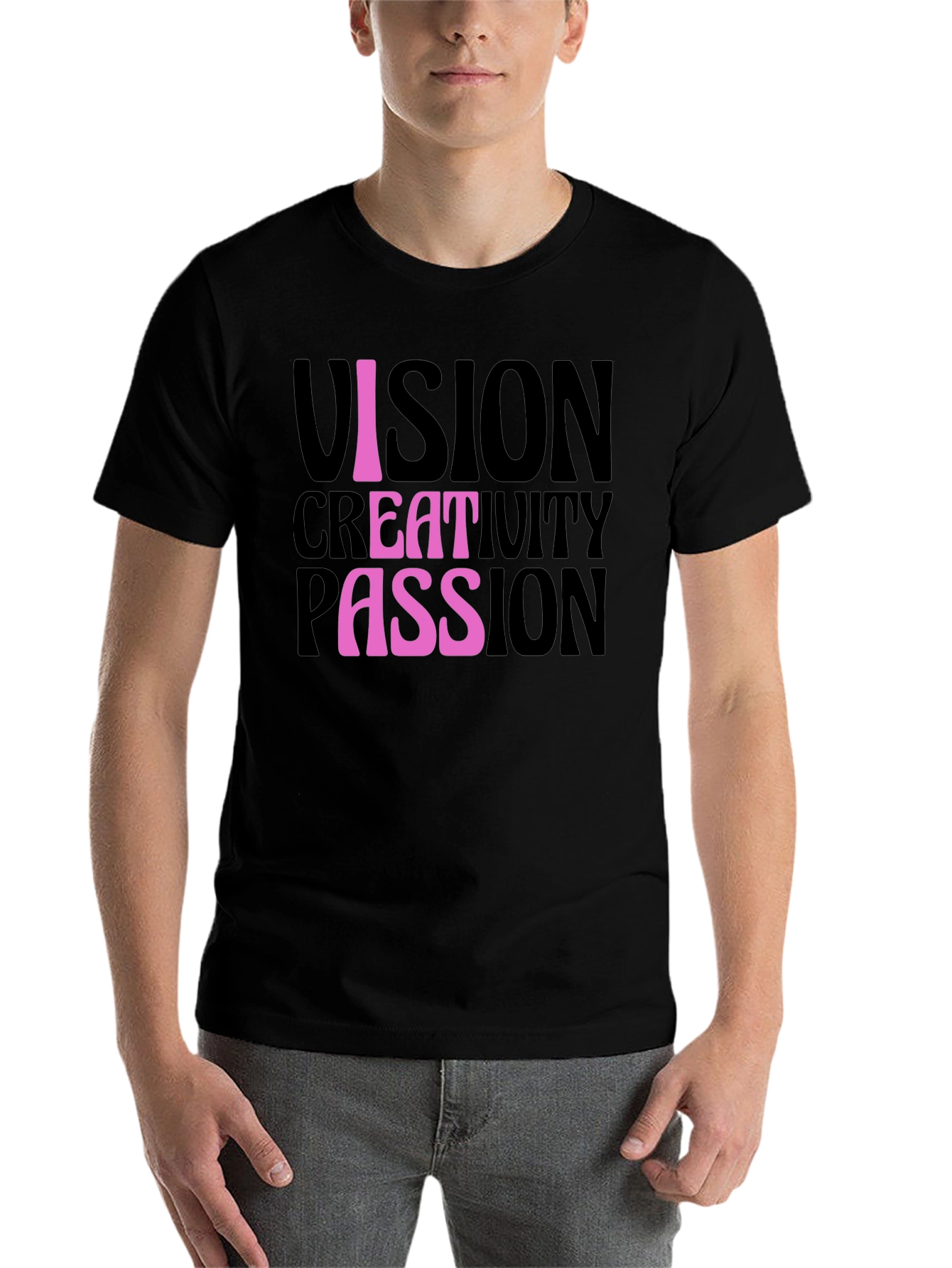 Black Vision, Creativity, Passion T-Shirt view 7