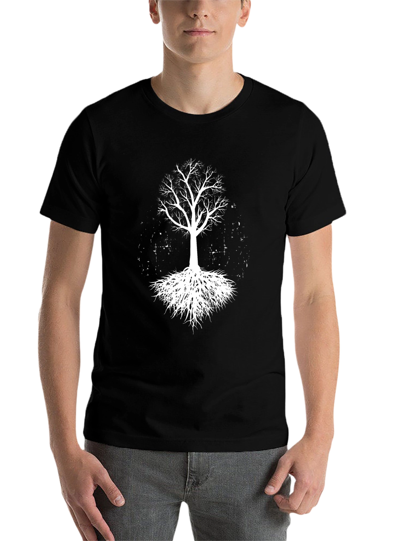 Black Tree of Life Graphic Tee view 7