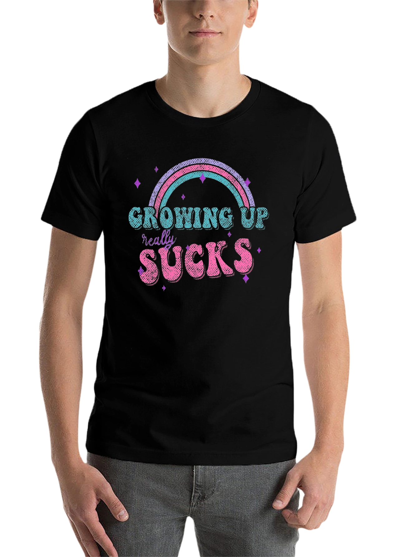 Growing Up Really Sucks Graphic Tee - 7